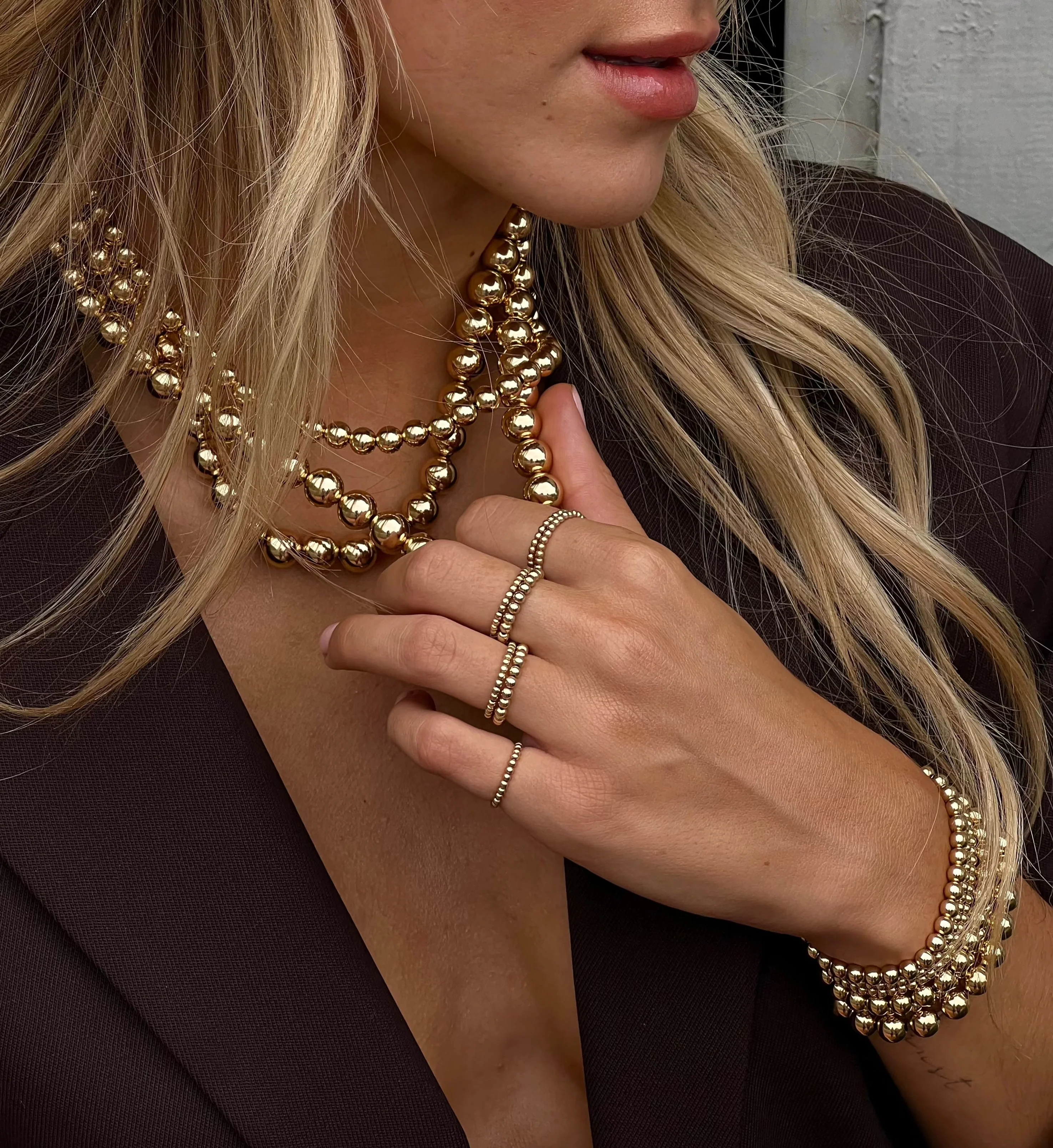 10MM Signature Beaded Necklace - Image 10