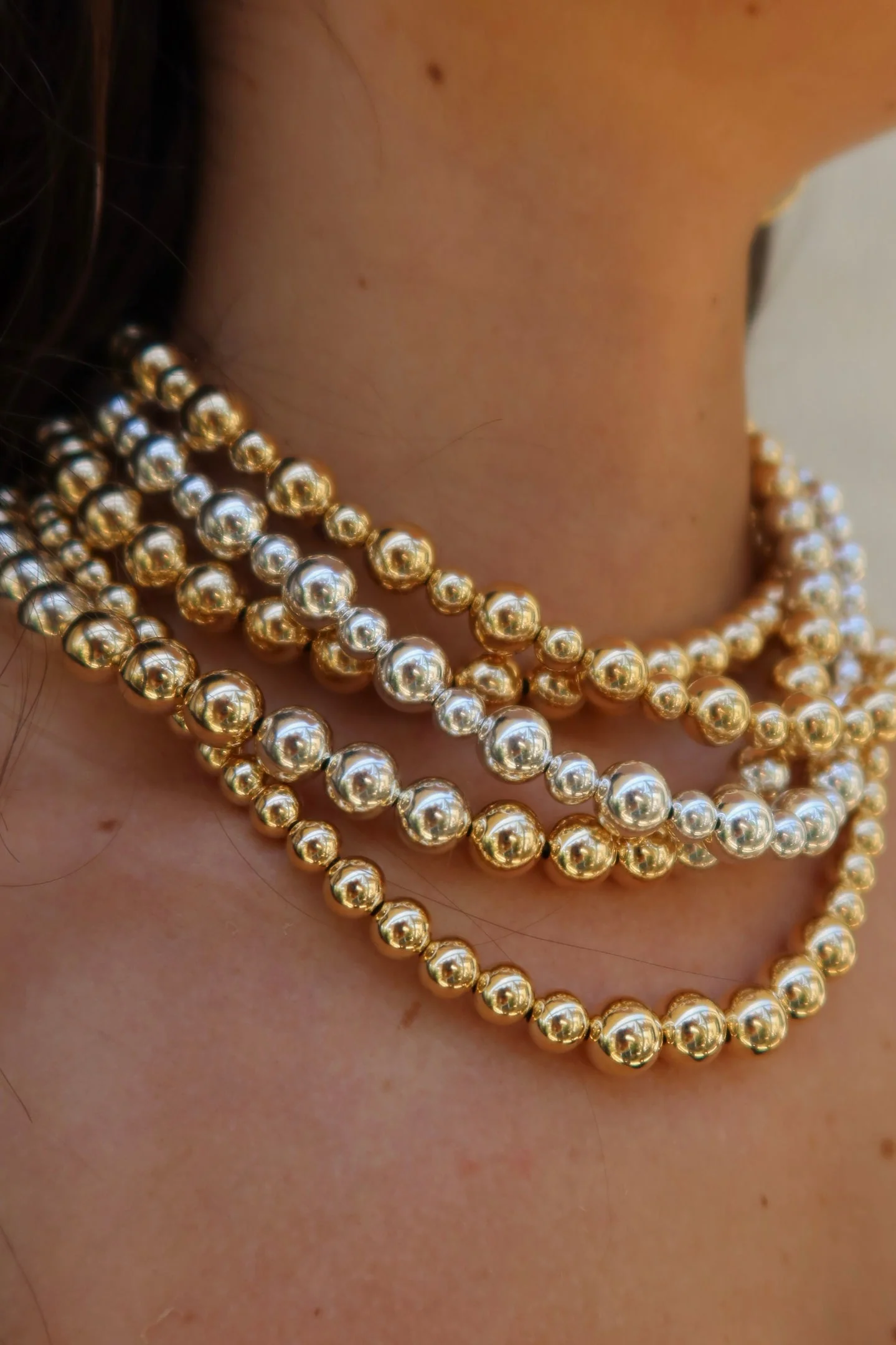 10MM Signature Beaded Necklace - Image 11