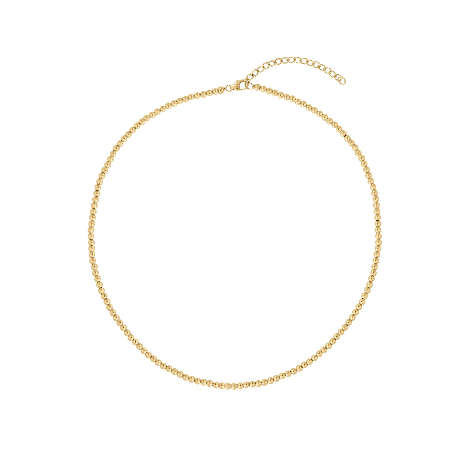 3MM Signature Beaded Necklace