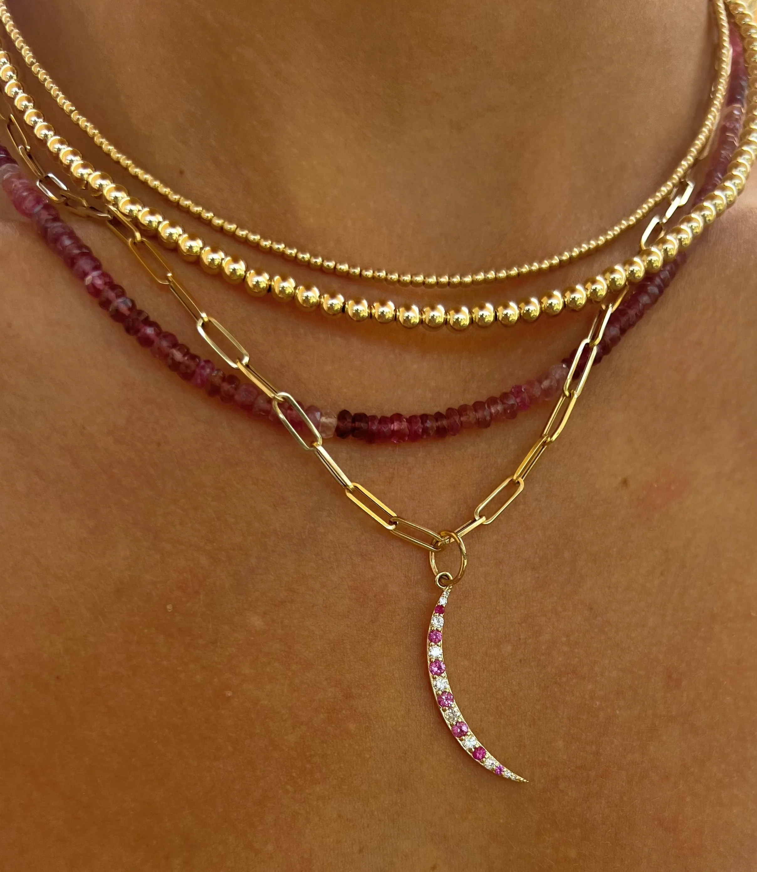 4MM Signature Beaded Necklace - Image 4