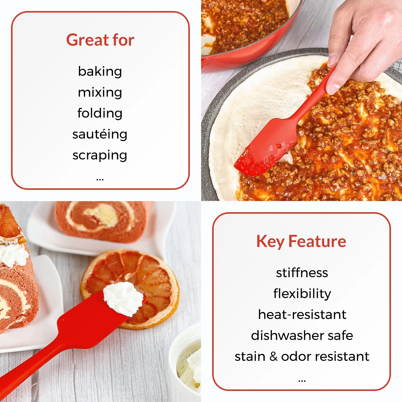 6 Piece Silicone Spatula Set - Image 11