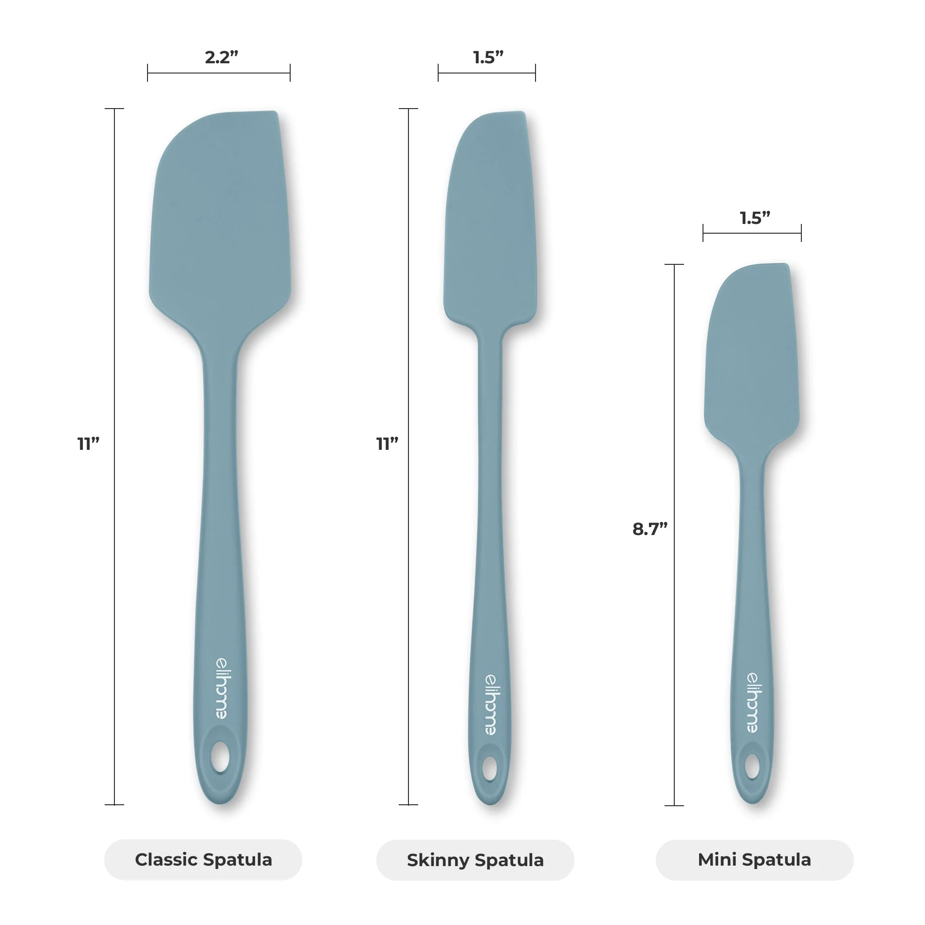 6 Piece Silicone Spatula Set - Image 13