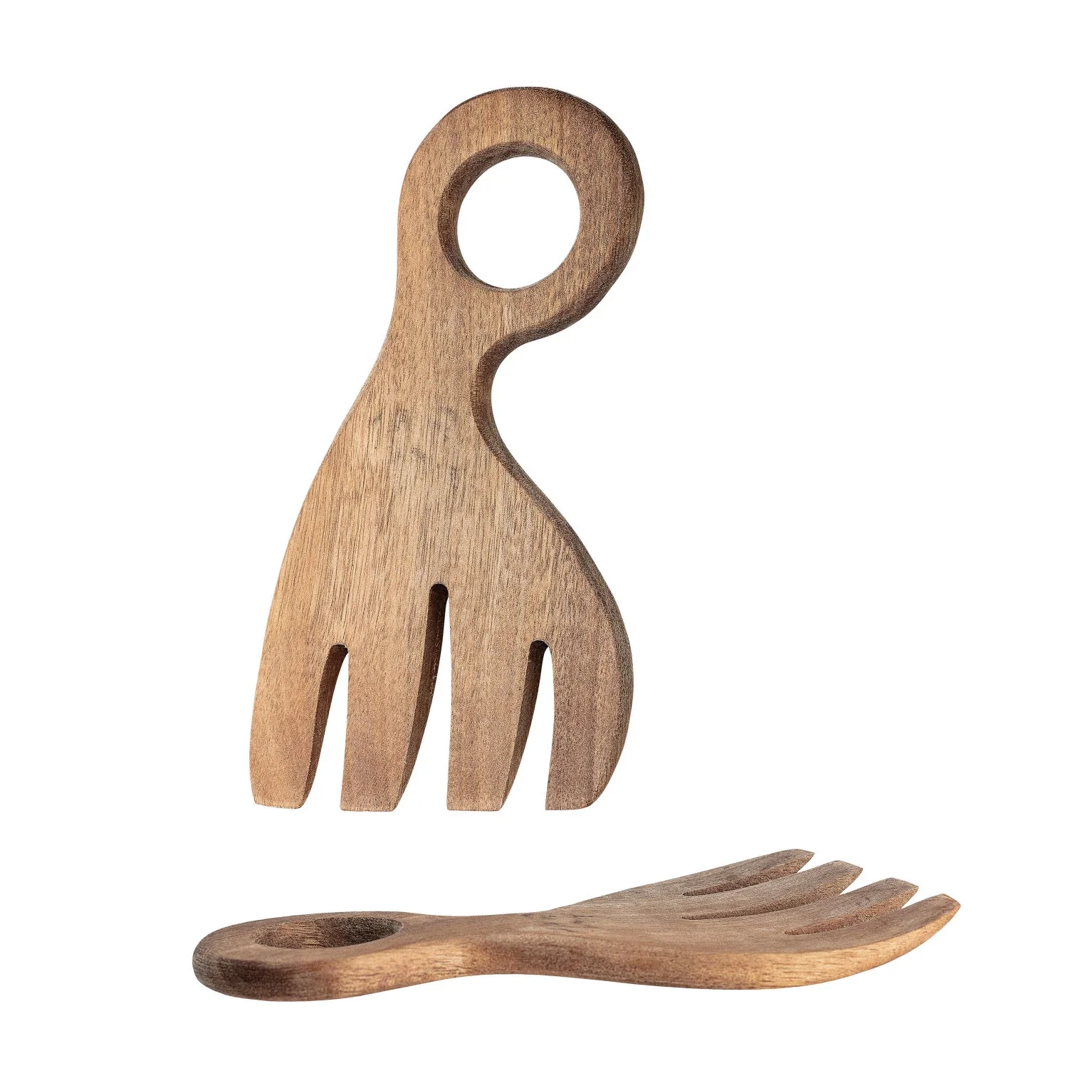 Acacia Wood Salad Servers - Set of 2 - Image 2