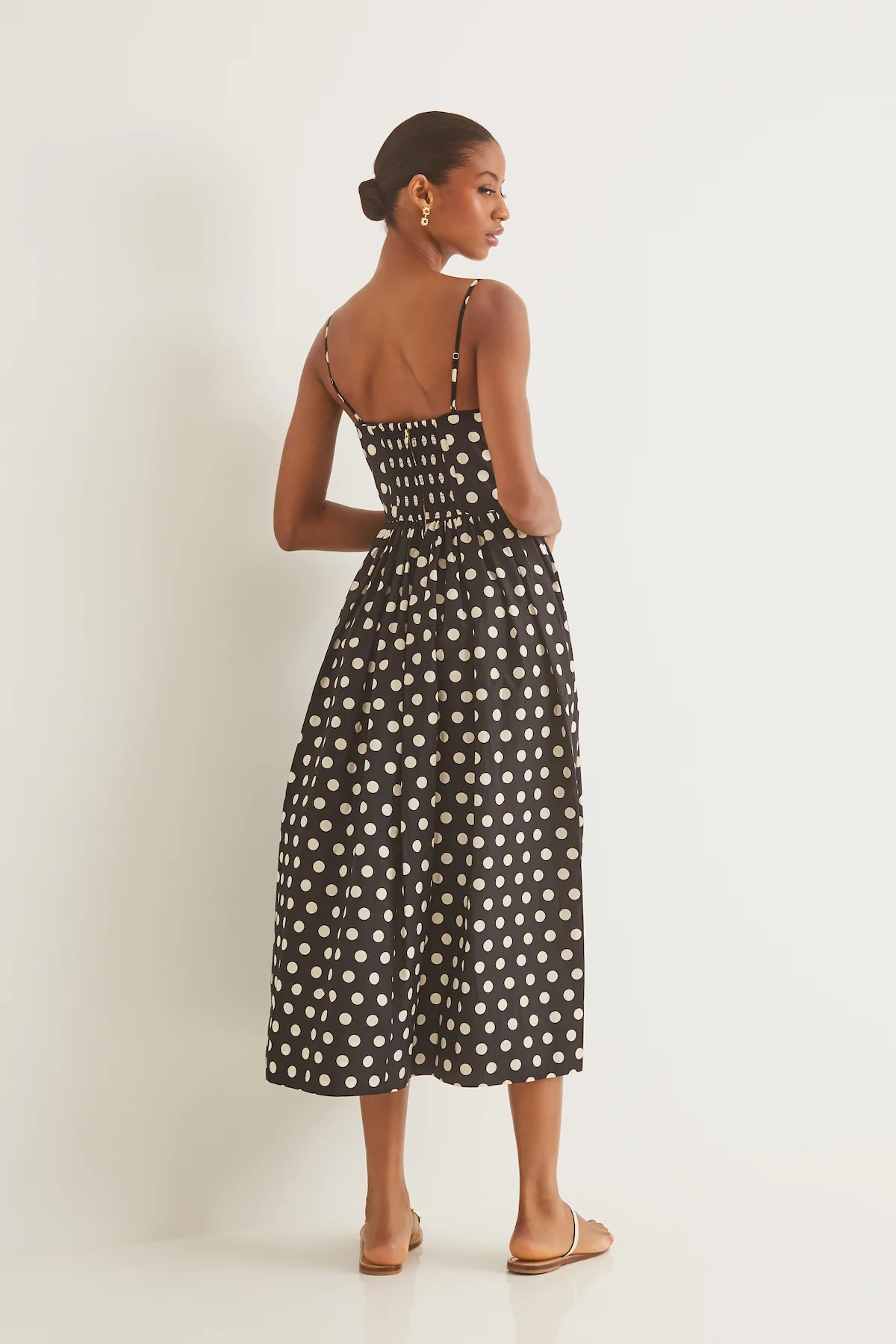 Cara Cara - Alba Midi Dress - Joelle Dot Black - Image 2