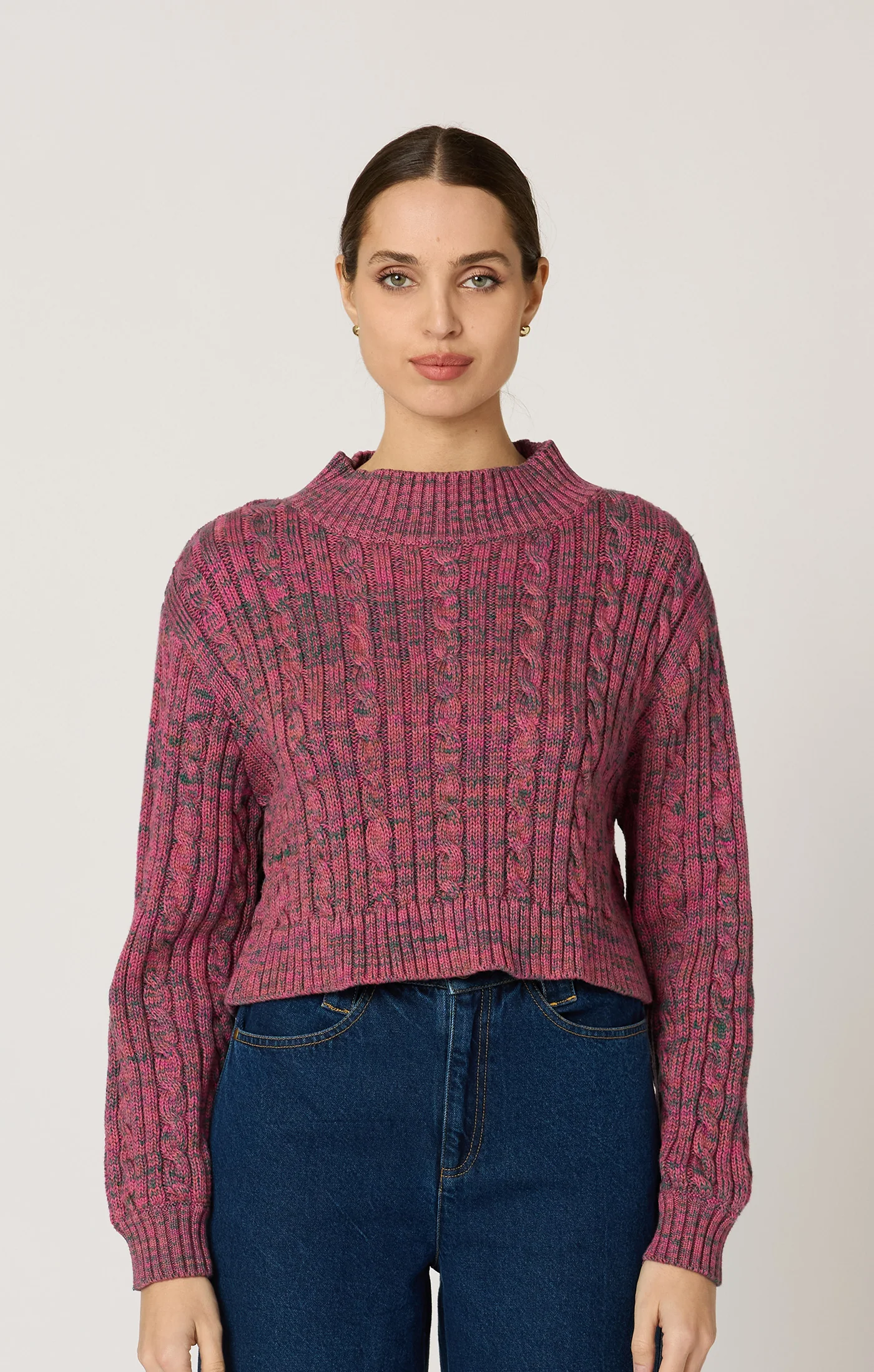 Cleobella - Amor Sweater - Dark Rose Multi - Image 3