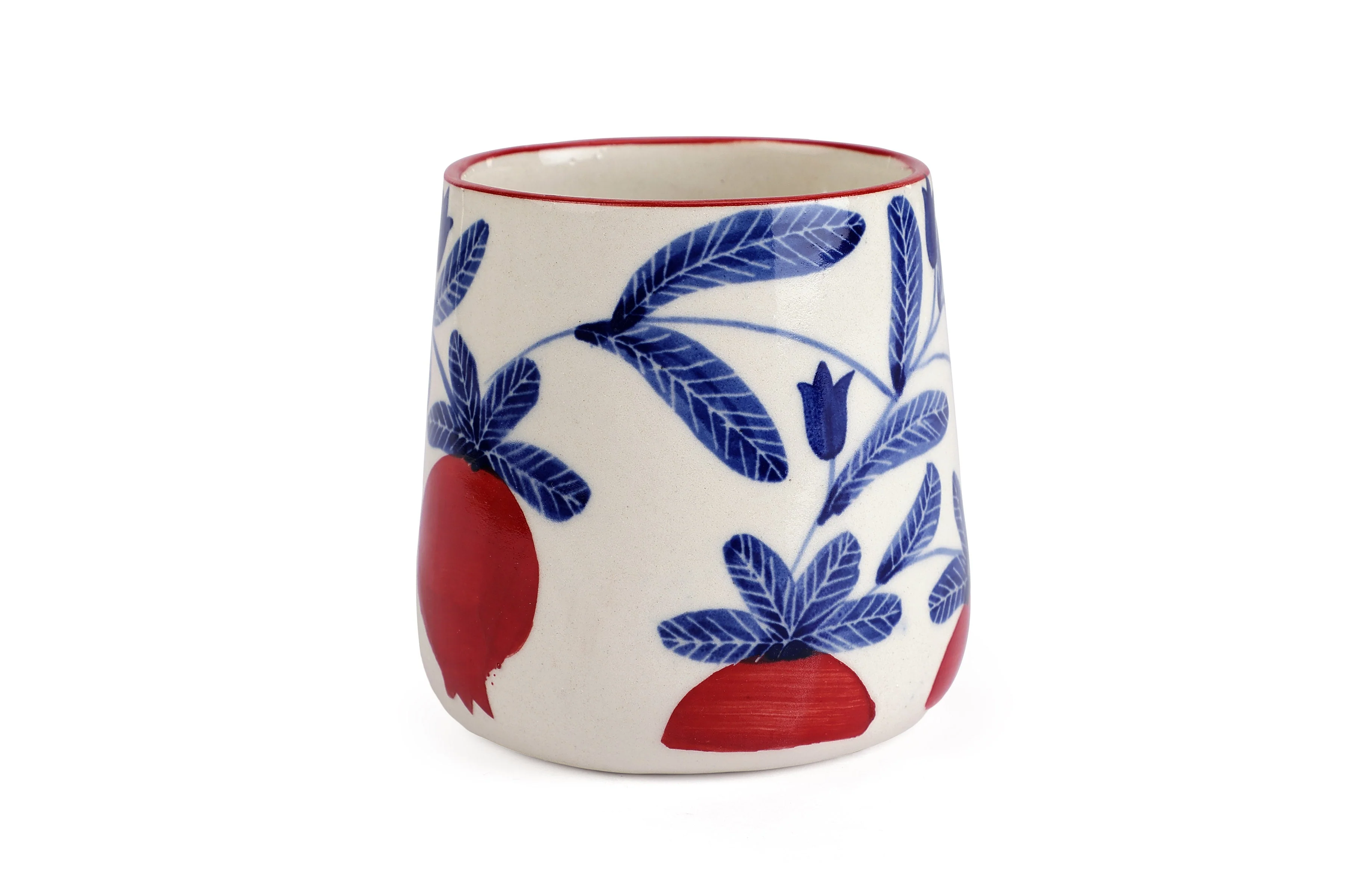 Anaar Coffee Mug- Red ,  3.5 X 3 Inches ( Set of 2 ) - Image 3