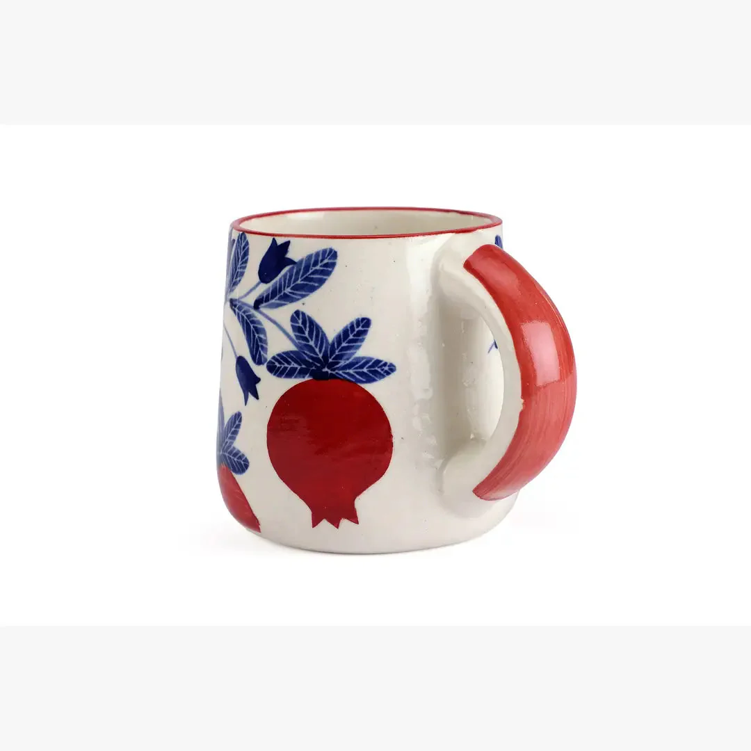 Anaar Coffee Mug- Red ,  3.5 X 3 Inches ( Set of 2 ) - Image 4