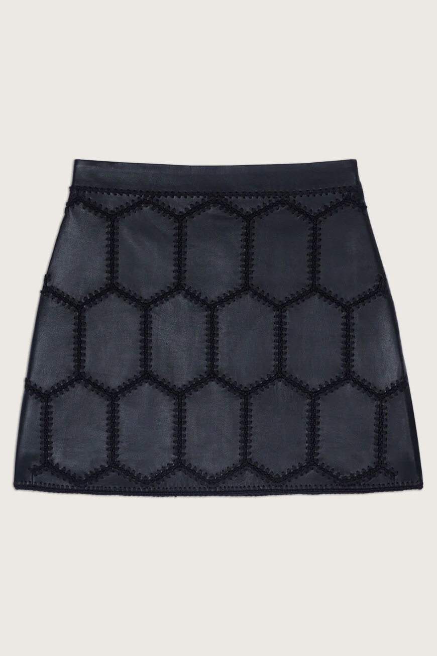 Ba&sh - Arietty Trapeze Skirt - Noir - Image 5