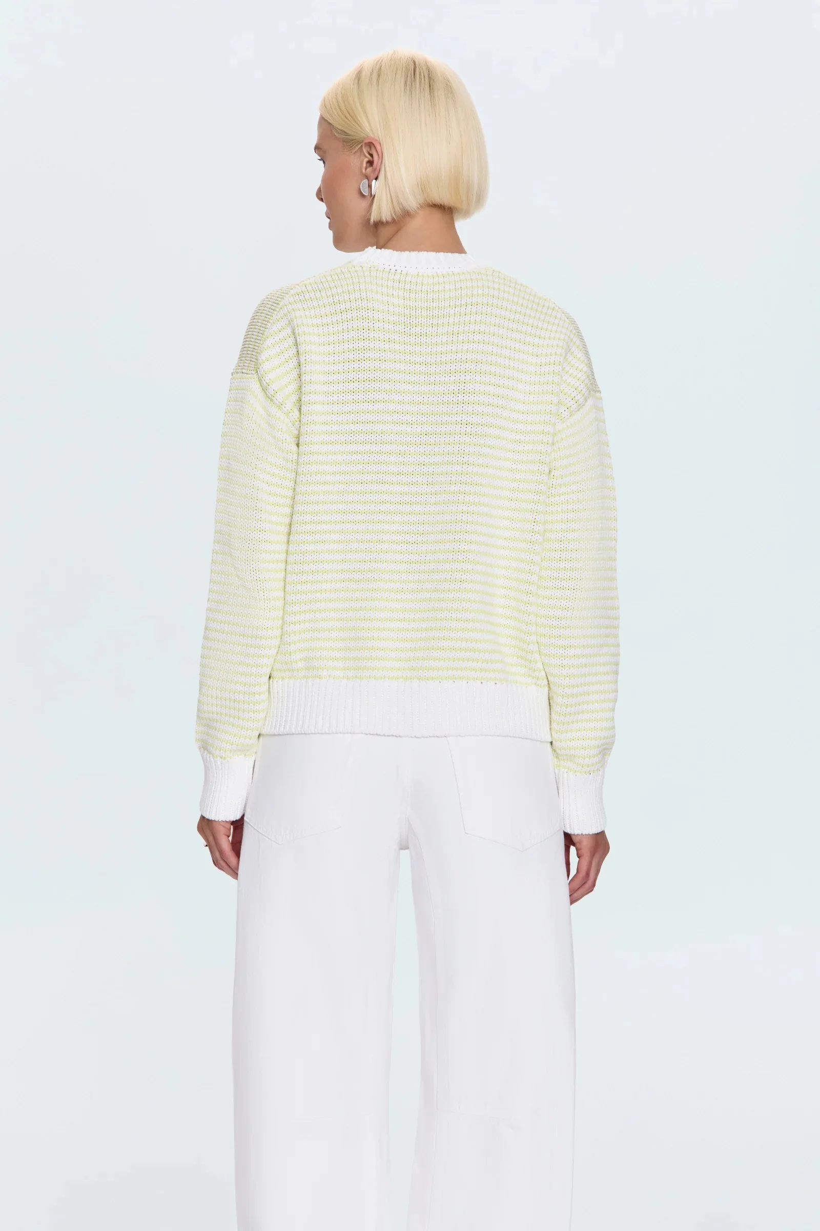 Pistola - Aura Relaxed Crew Neck Sweater - Limeade - Image 5