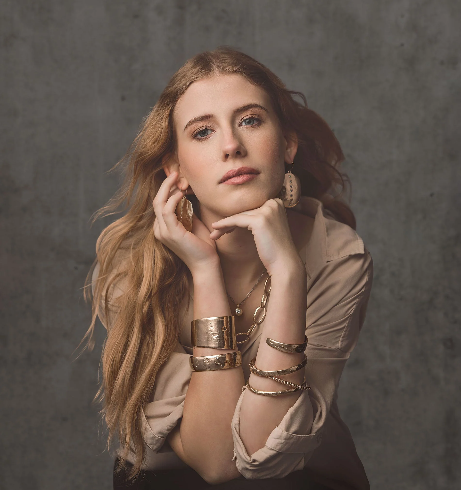 Aura Bronze Bangle - Image 2