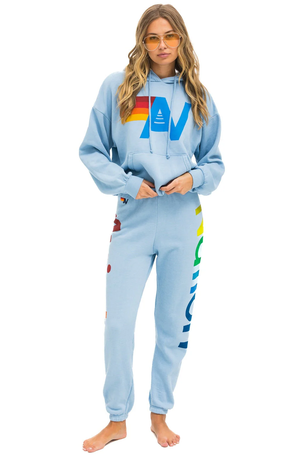 Aviator Nation - Aviator Nation 2 Sweatpants - Ice - Image 5