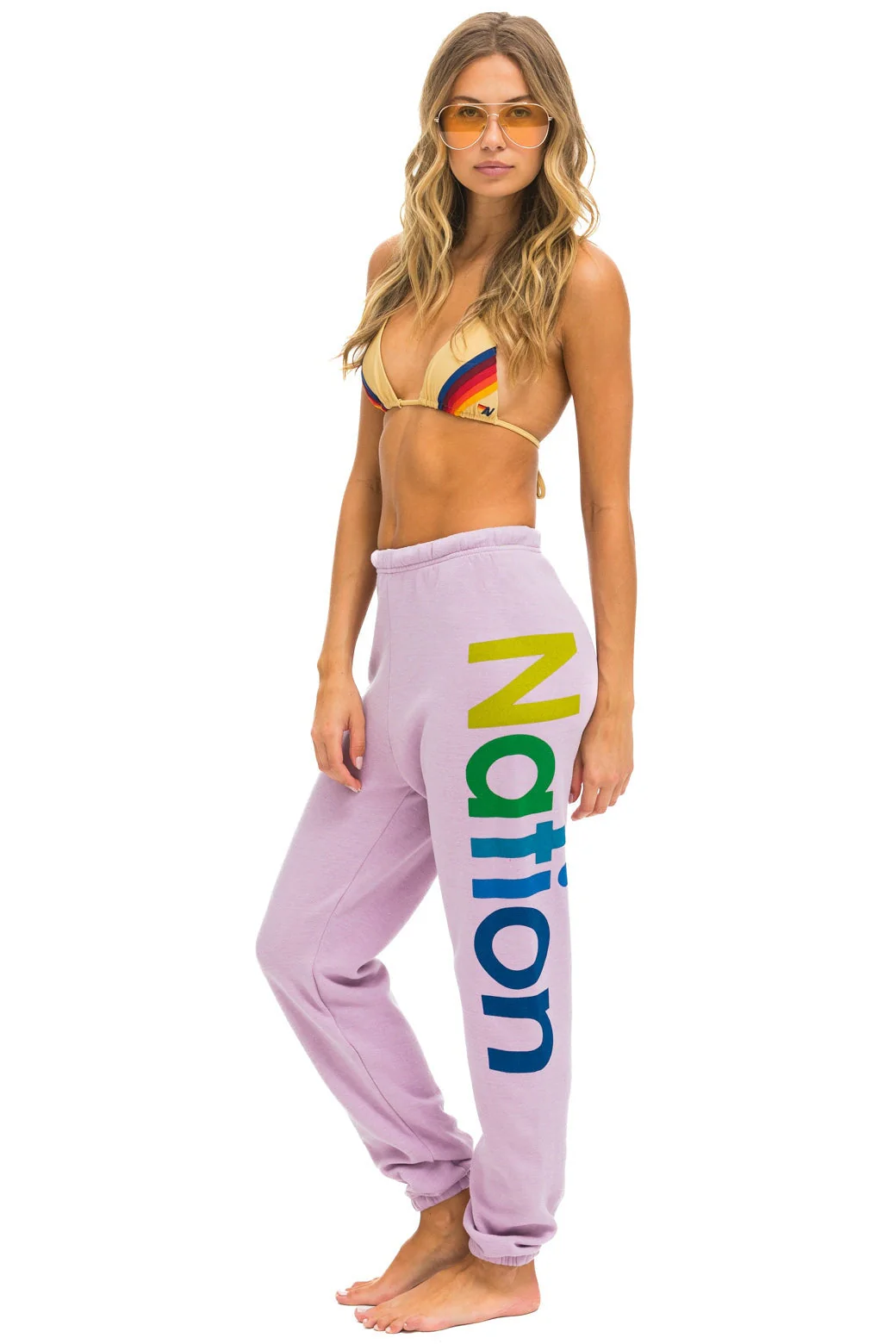 Aviator Nation - Aviator Nation 2 Sweatpants - Mauve - Image 2