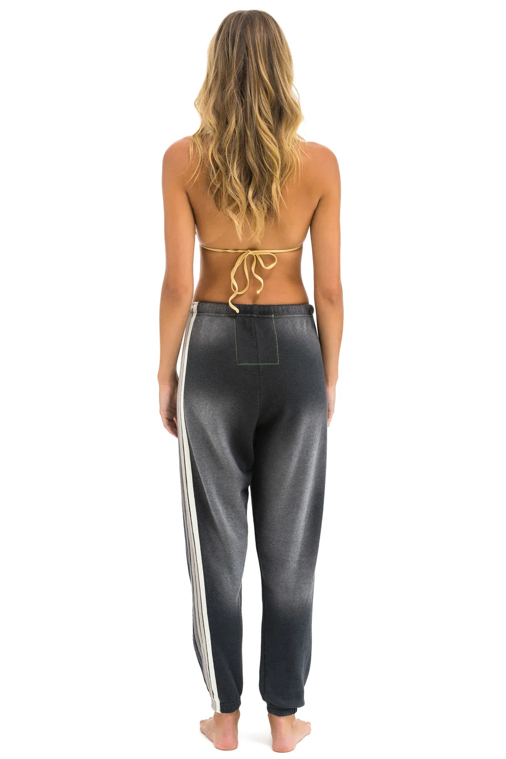 Aviator Nation - 5 Stripe Sweatpants - Faded Smoke - Image 4
