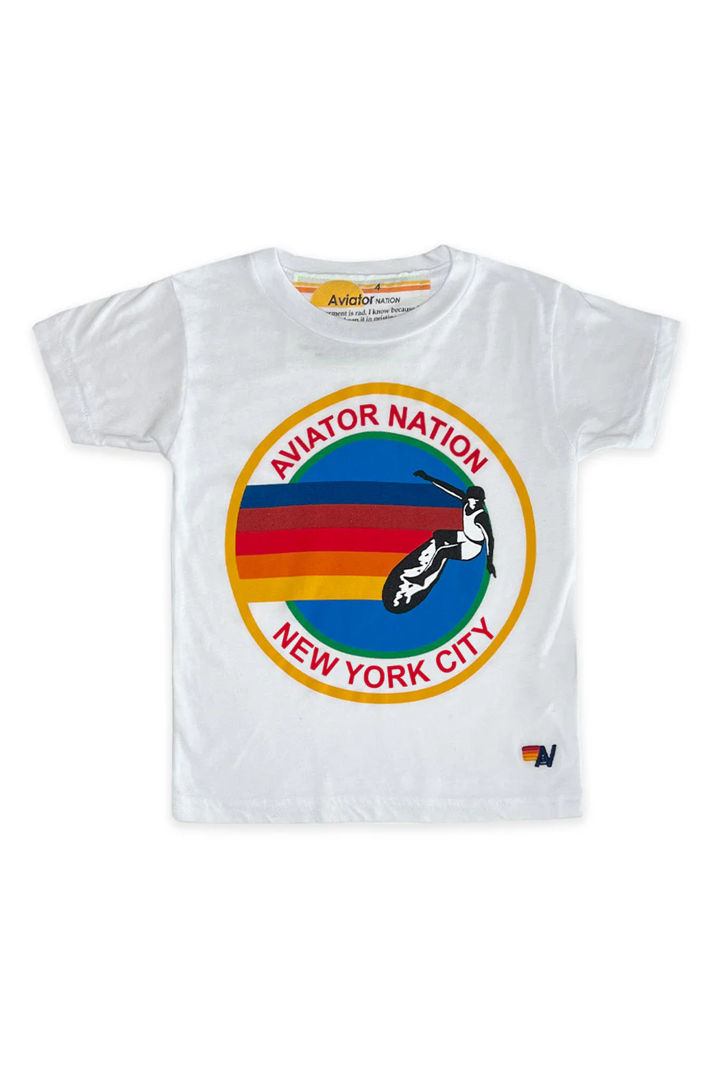 Aviator Nation - NYC Kid's Tee - White