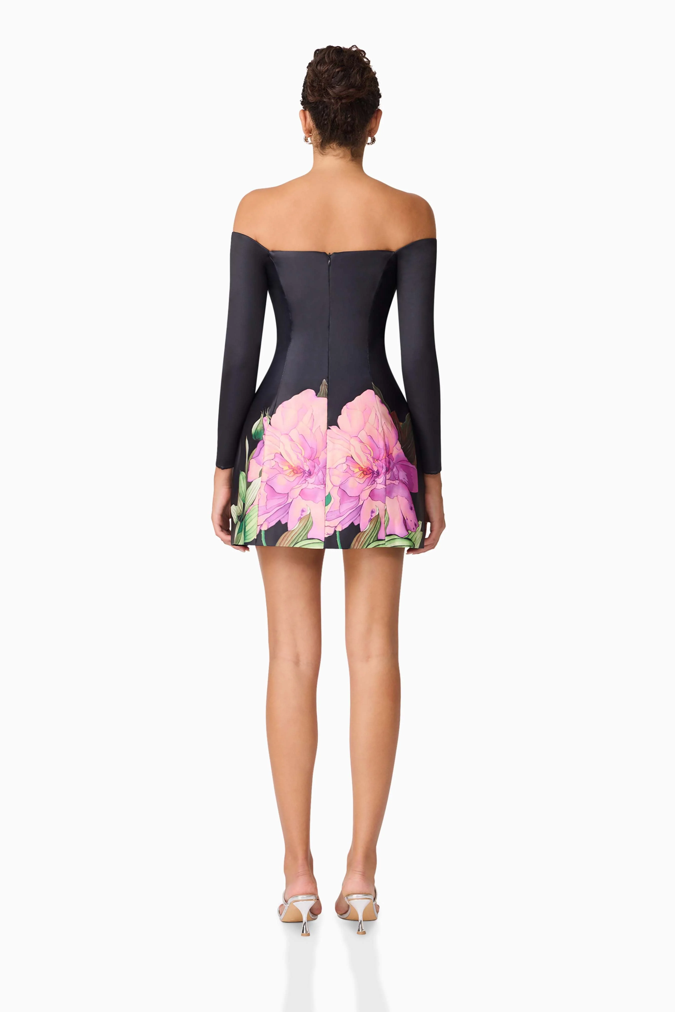 Elliatt - Azelie Off The Shoulder Mini Dress - Black - Image 5