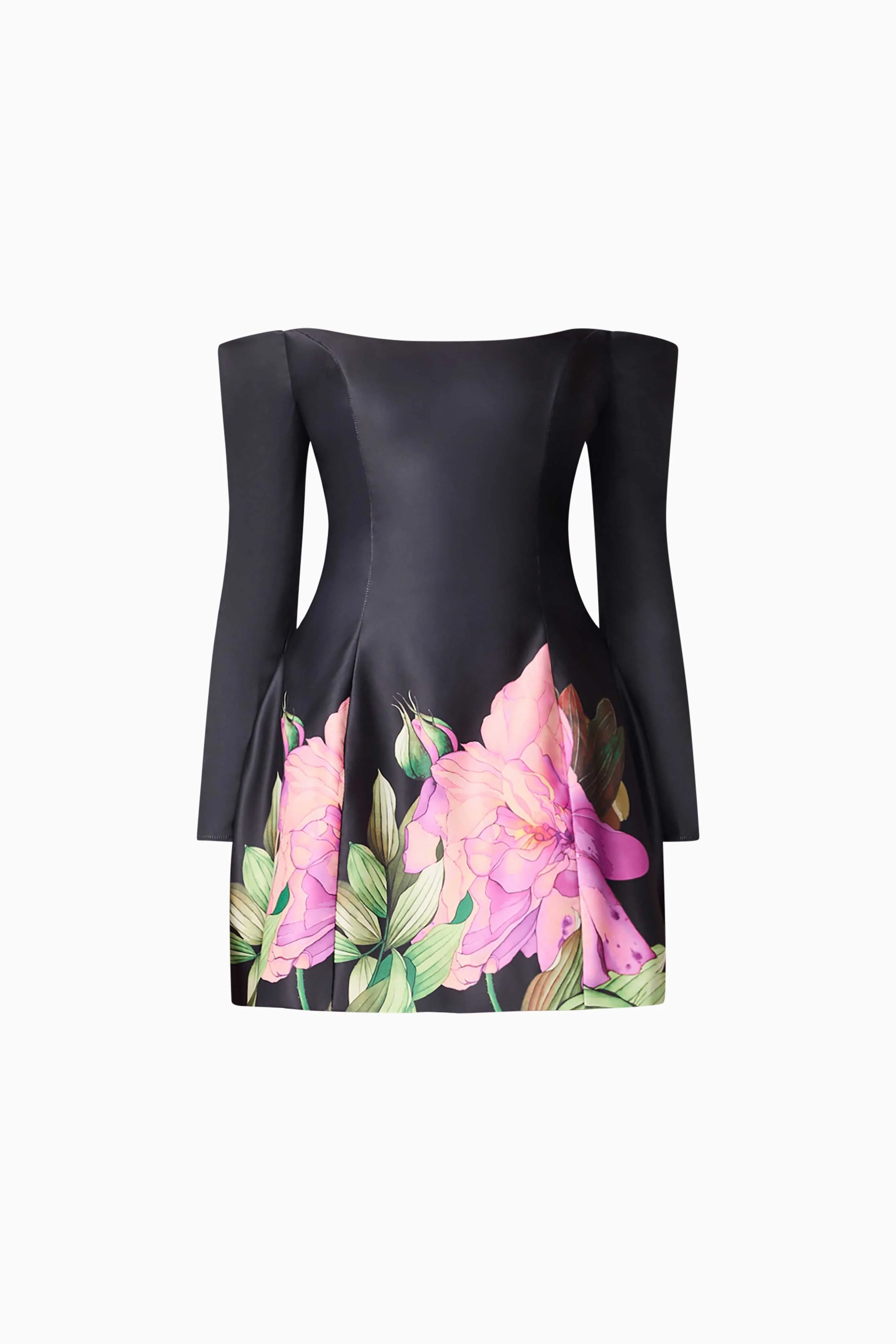 Elliatt - Azelie Off The Shoulder Mini Dress - Black - Image 6