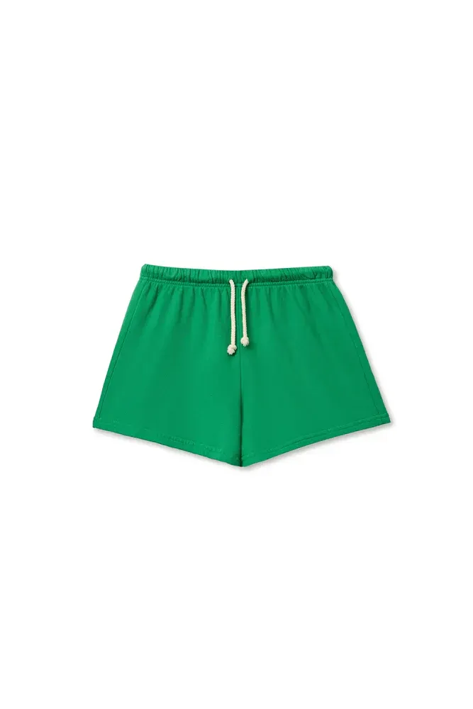 PerfectWhiteTee - Layla French Terry Sweatshorts - Grass - Image 2