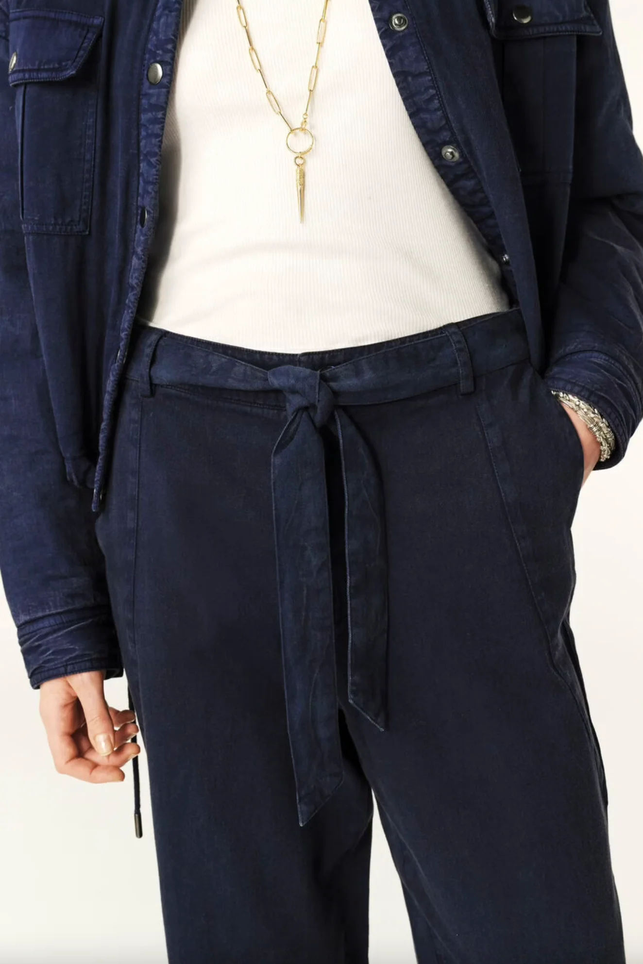 Ba&sh - Sarker Pants - Blue - Image 3