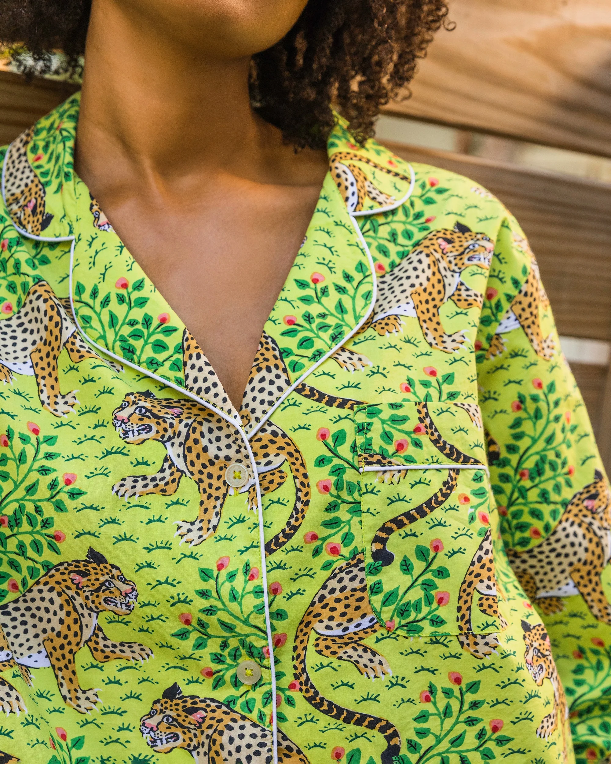 Printfresh - Bagheera Sleep Shirt - Green Apple - Image 3