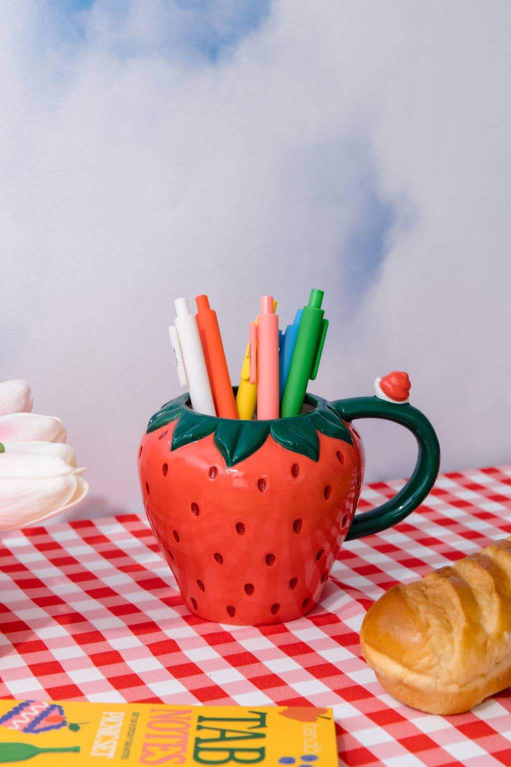 Ceramic Mug, Strawberry - Image 3