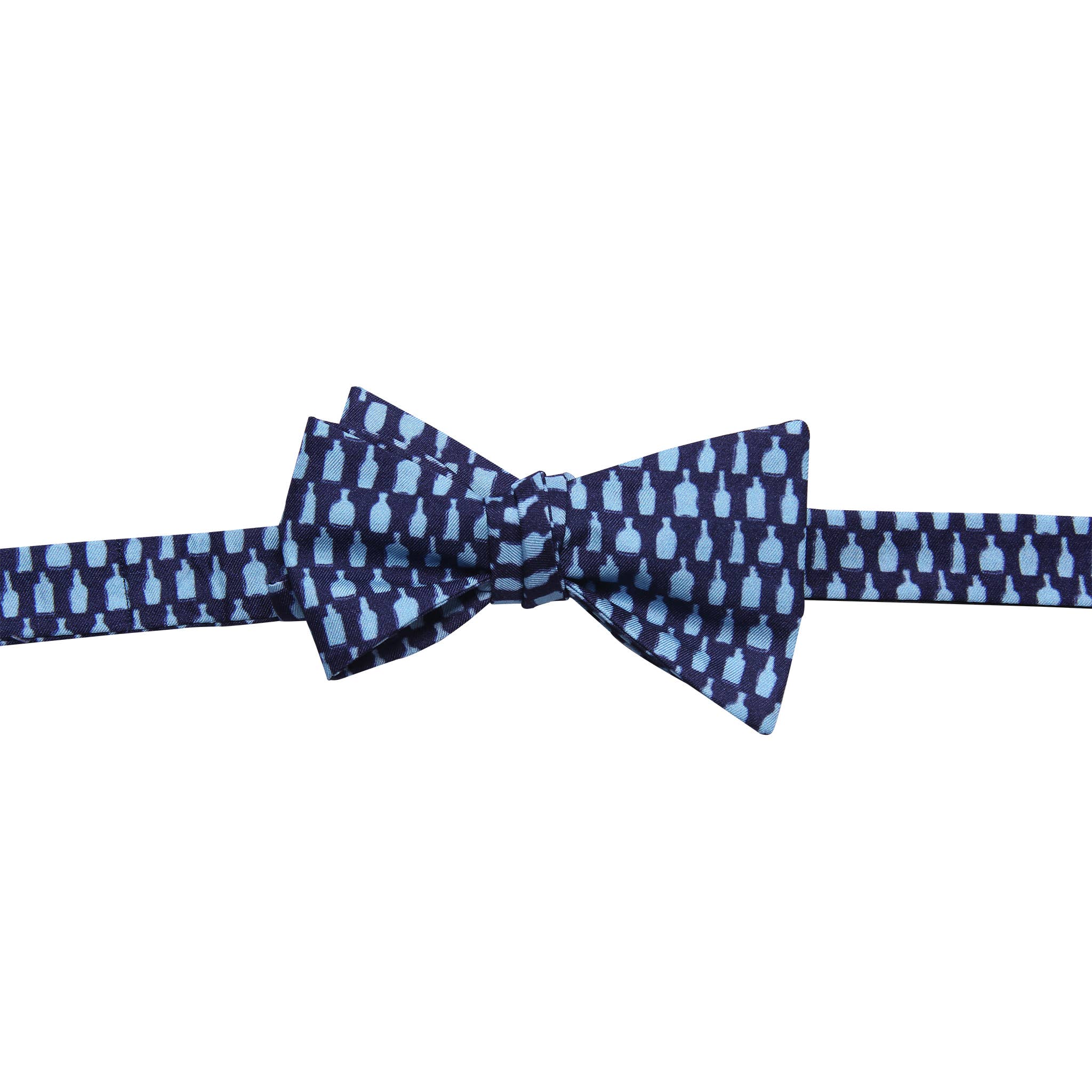 Navy Bottled Up Bourbon Bottle Bowtie