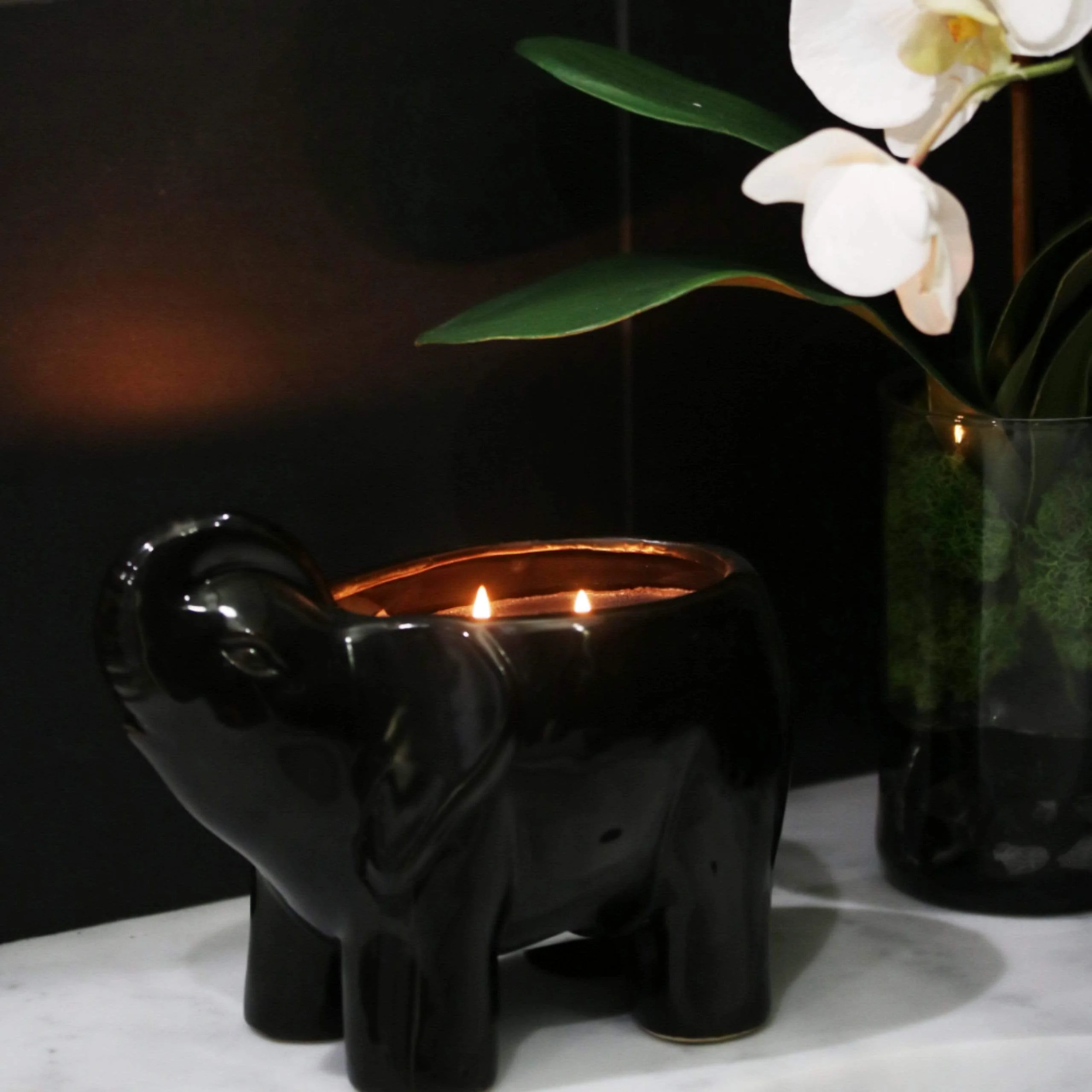 Black Elephant Candle - Image 4
