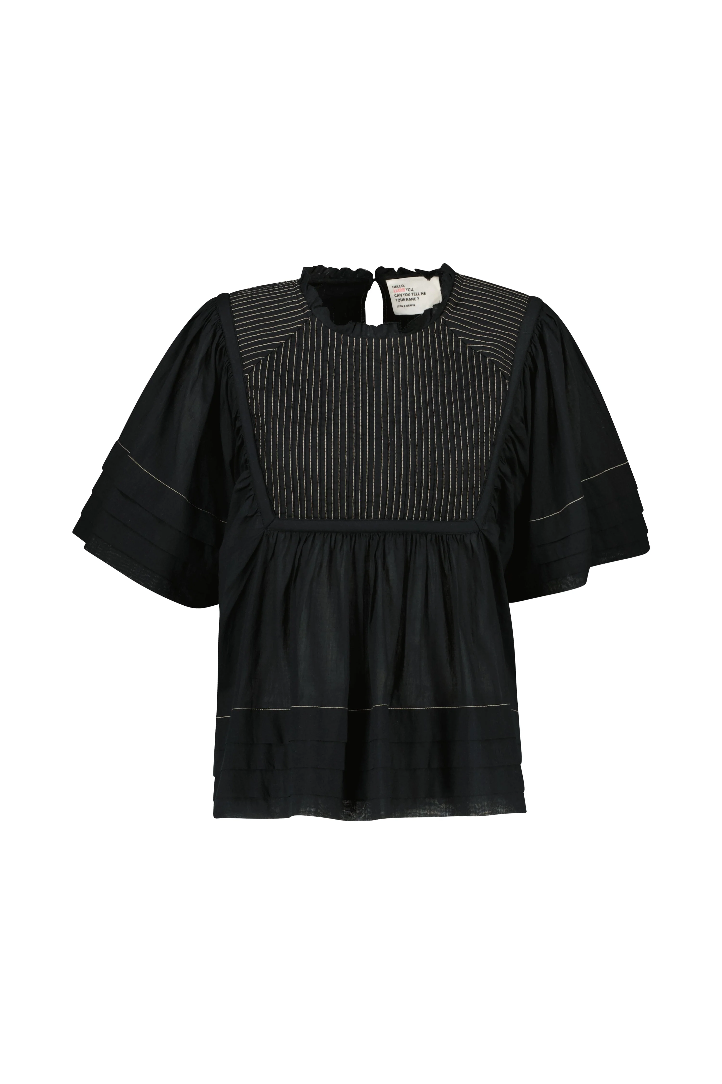 Leon & Harper - Blouse Clive Pint - Black - Image 7