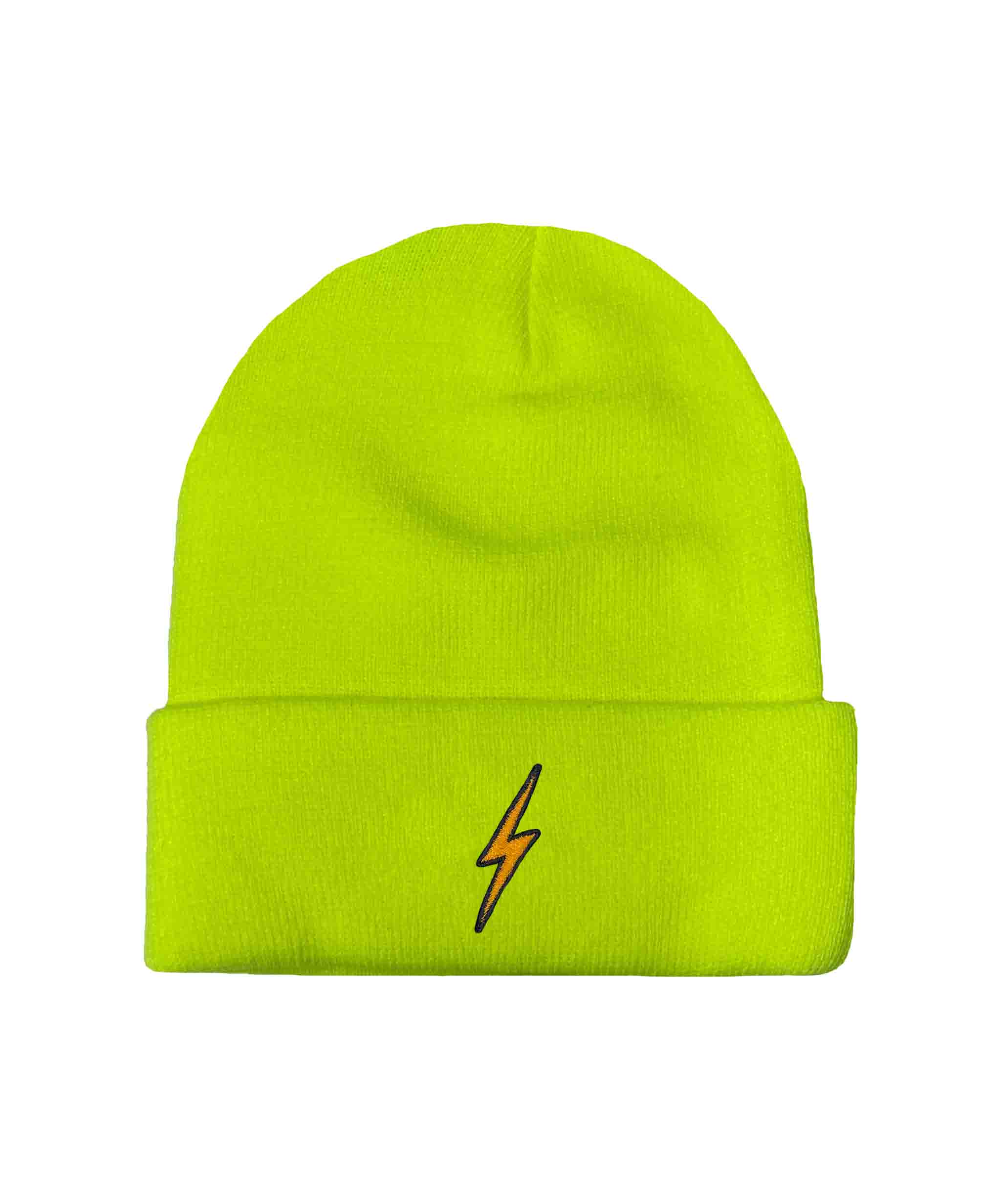 Aviator Nation - Bolt Full Rib Beanie - Neon Yellow