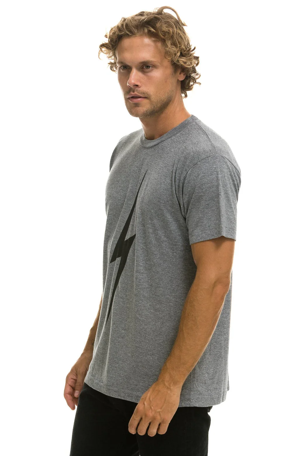 Aviator Nation - Bolt Tee - Heather Grey - Image 4