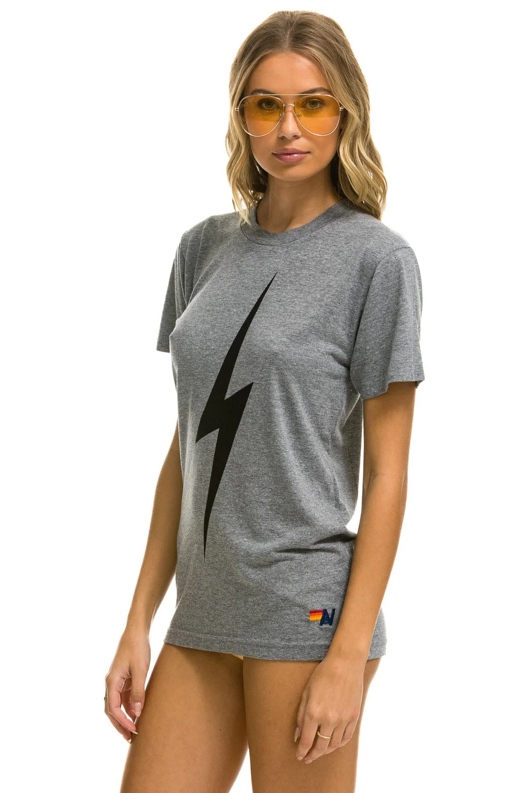 Aviator Nation - Bolt Tee - Heather Grey - Image 7