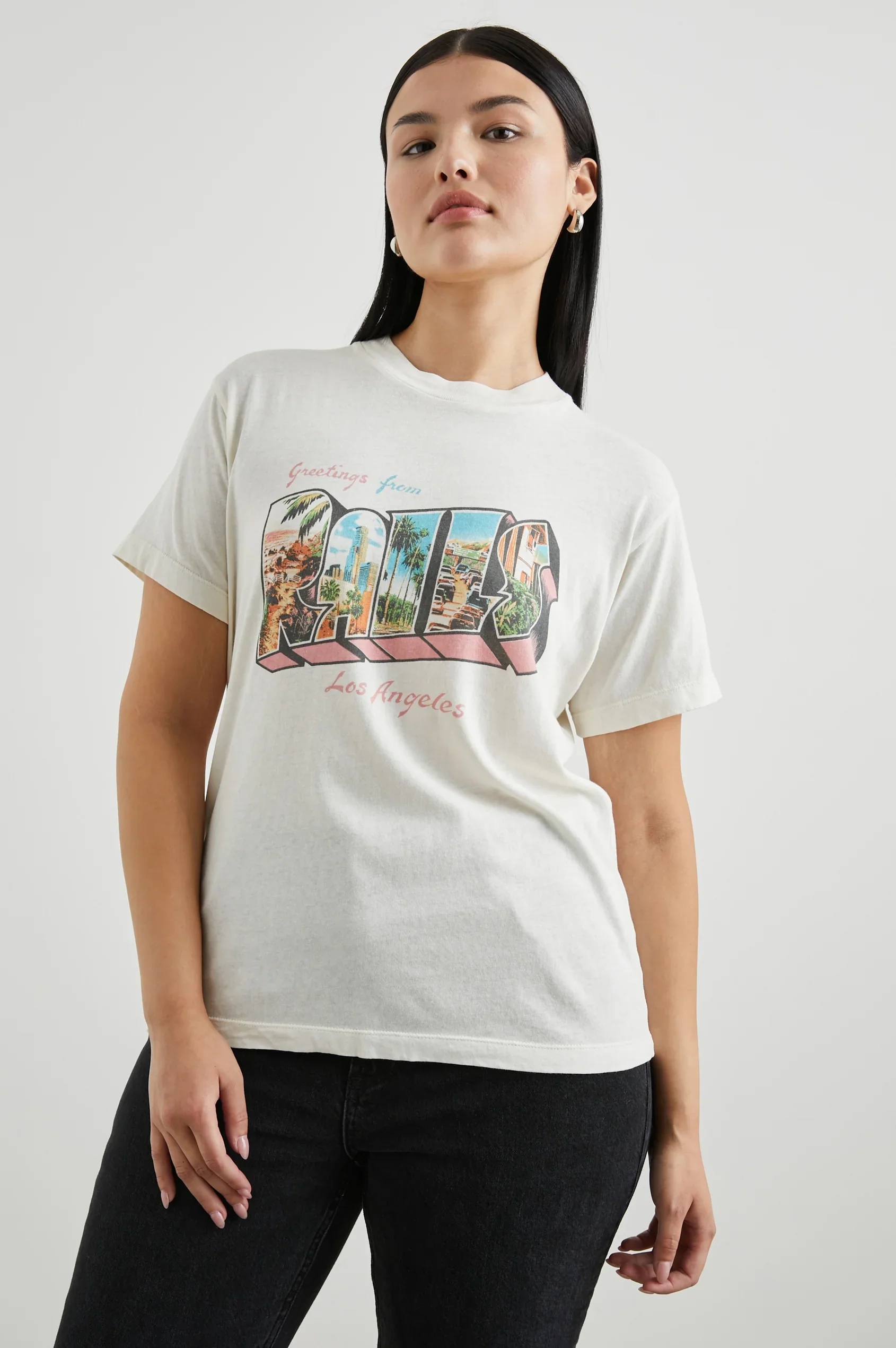 Rails - Boyfriend Tee LA - Image 3