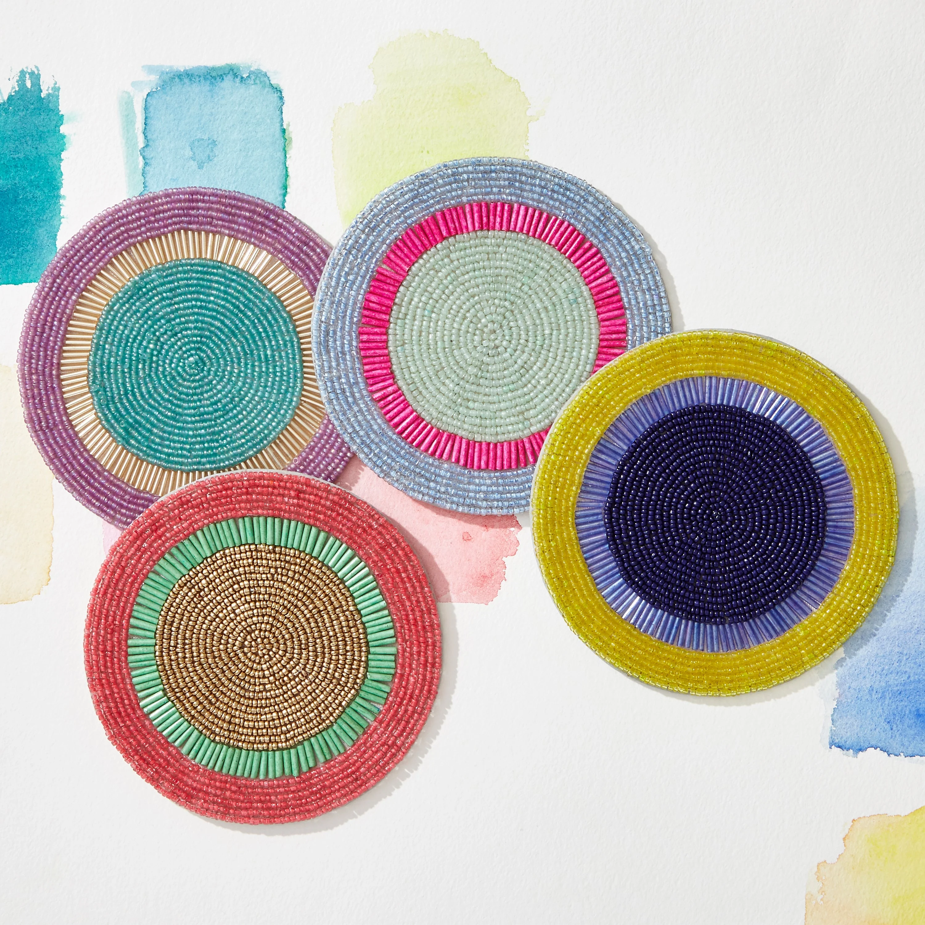 Bright Stripe Coasters - Image 2