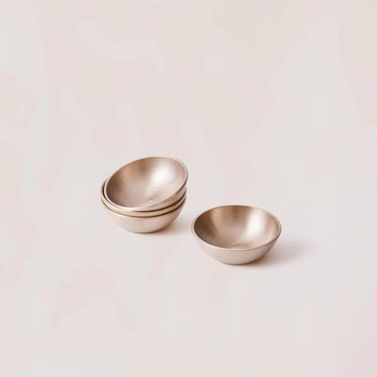 Bronze Kansa Dip Bowl, 1.5" - Set of 4