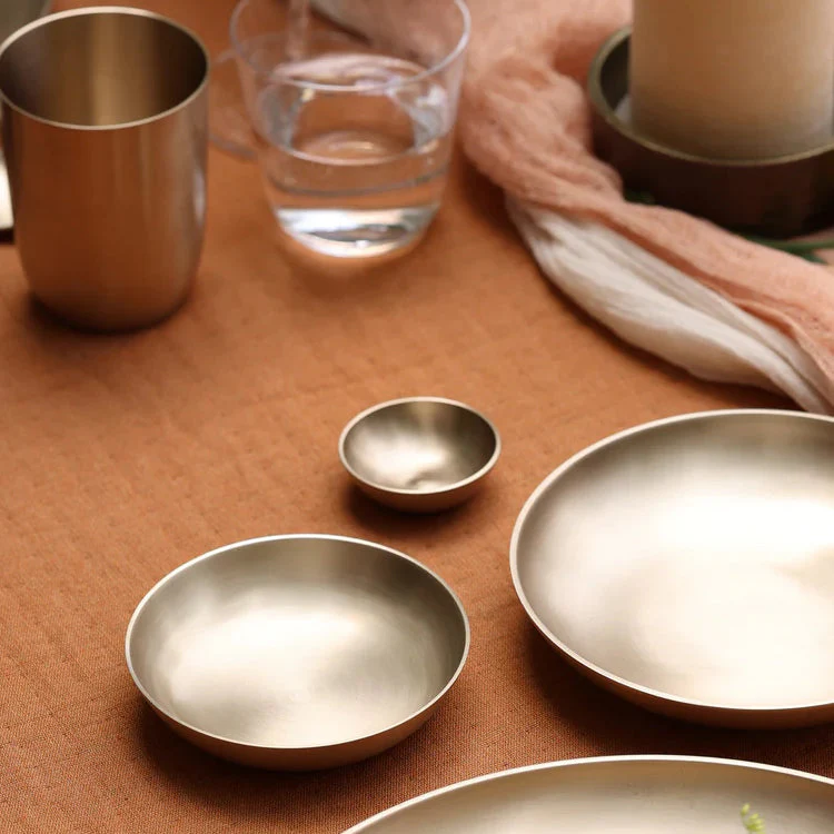 Bronze Kansa Dip Bowl, 1.5" - Set of 4 - Image 5