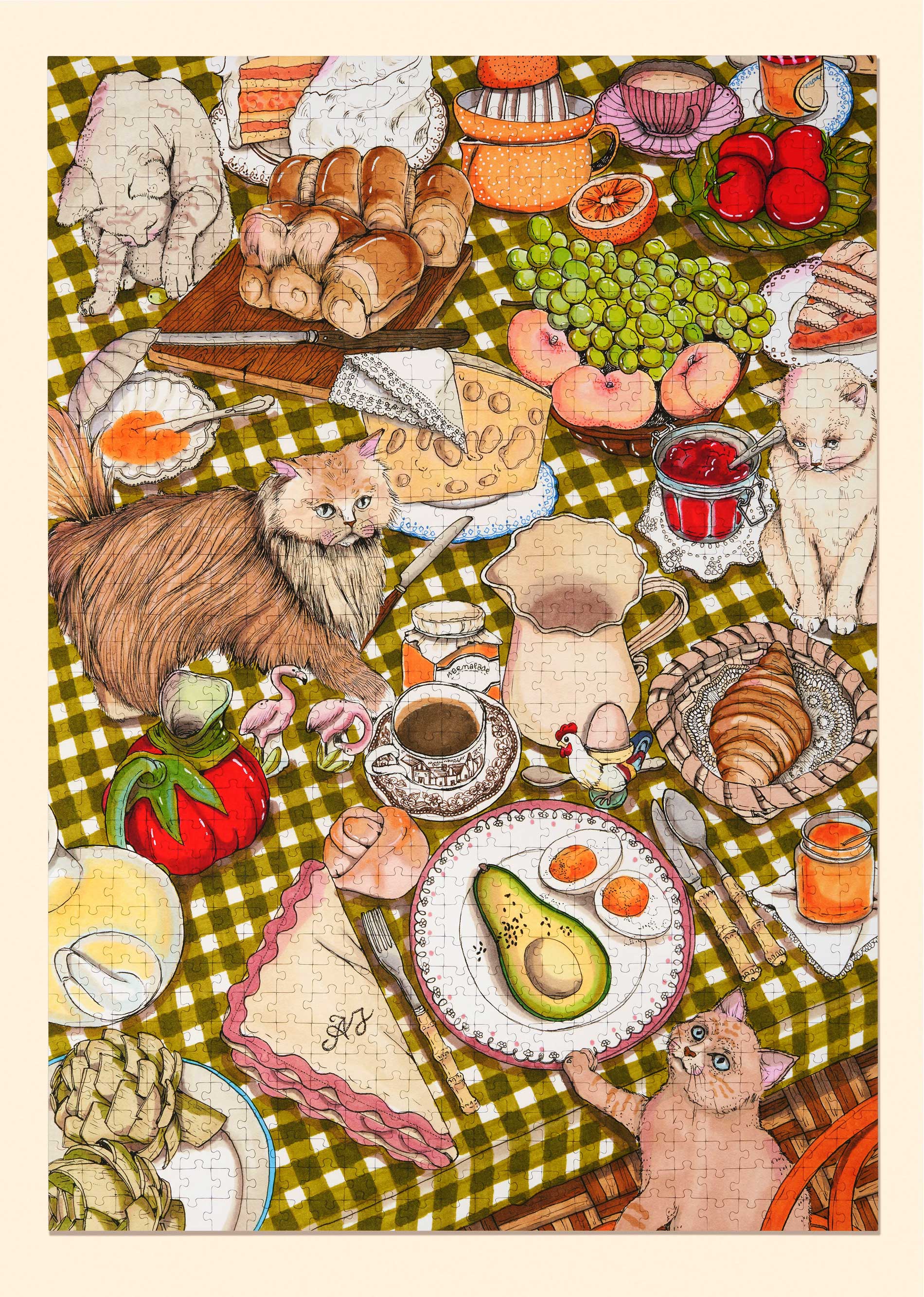Brunch and Cats Puzzle - Image 2