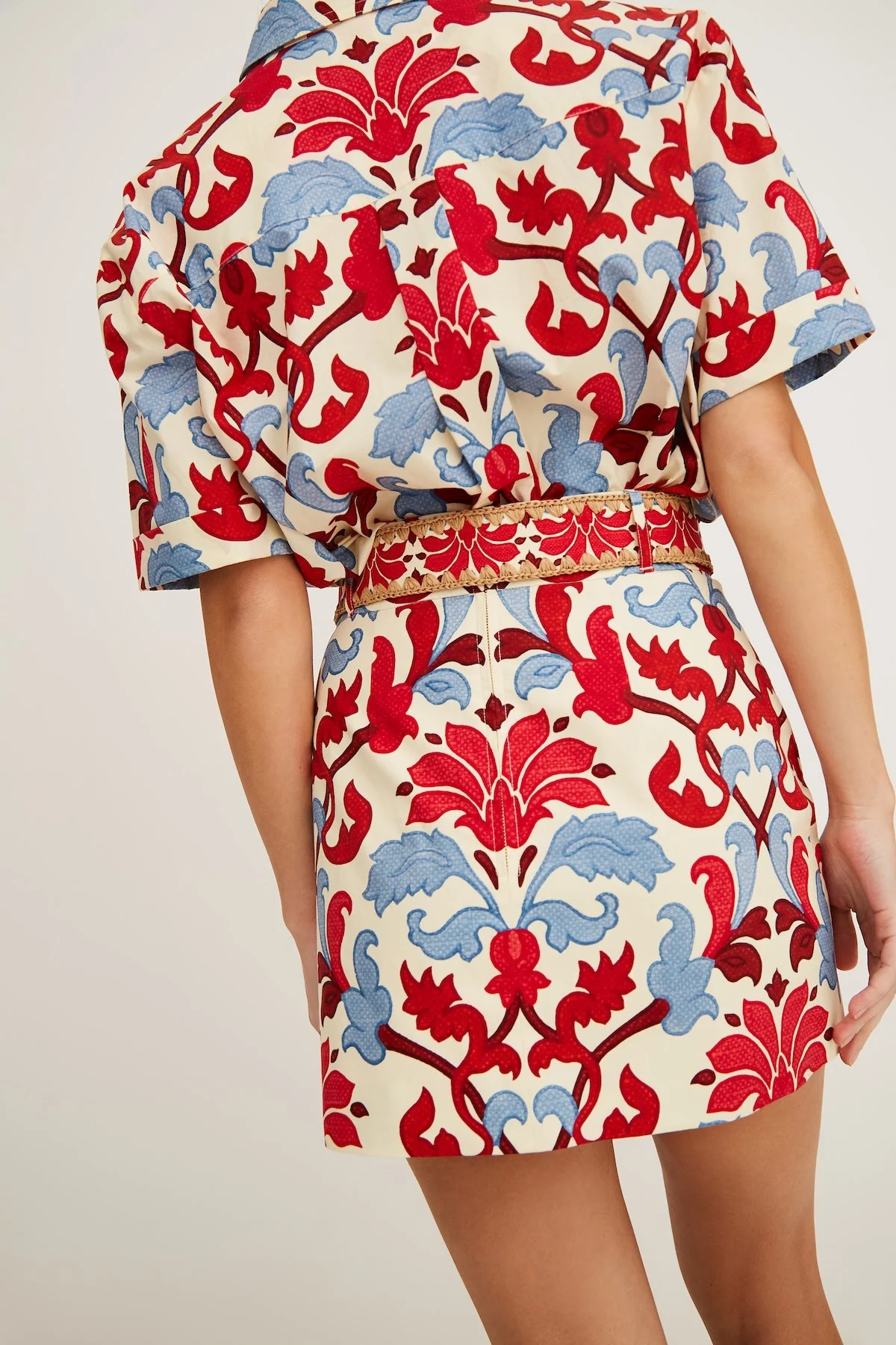 Cara Cara - Calvia Shirt - Fleur Crest Ivory - Image 3
