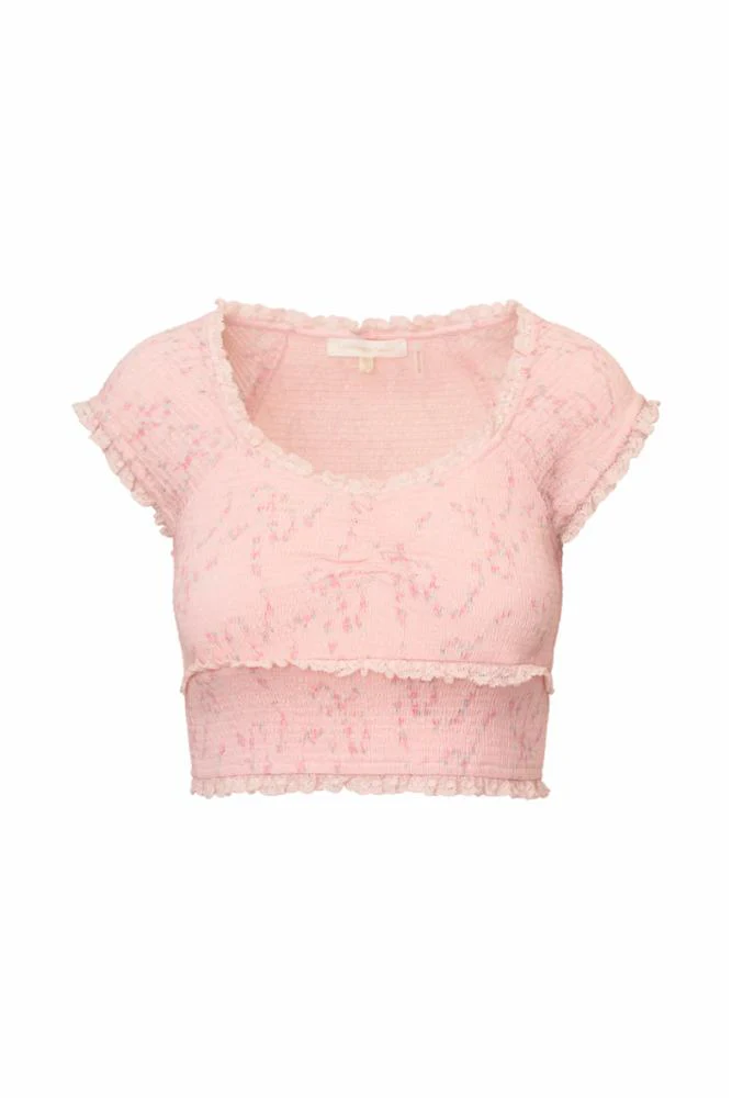 LoveShackFancy - Cambron Top - Apple Blossom - Image 4