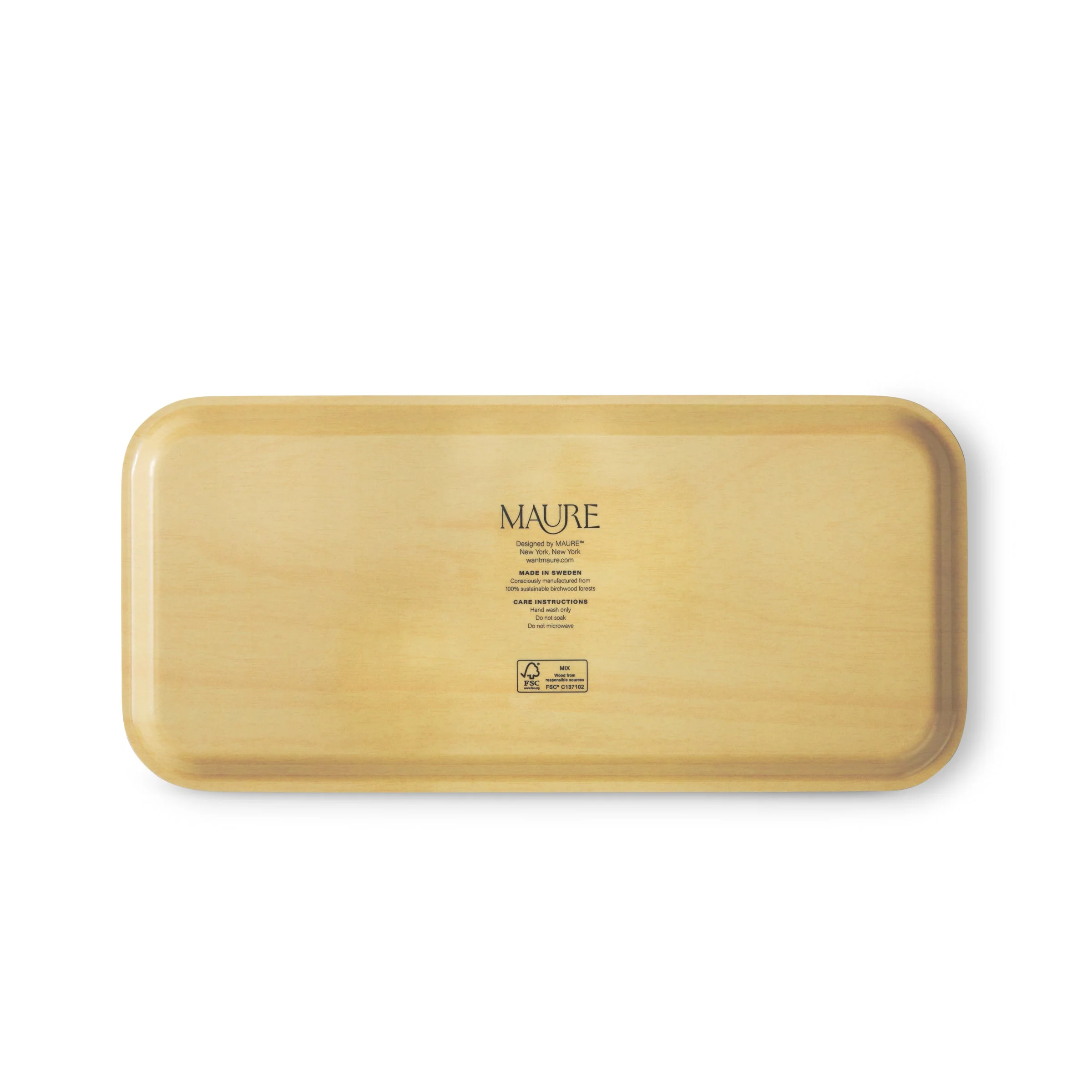 Cardinal Couple Narrow Birchwood Small Decorative Tray - Image 4