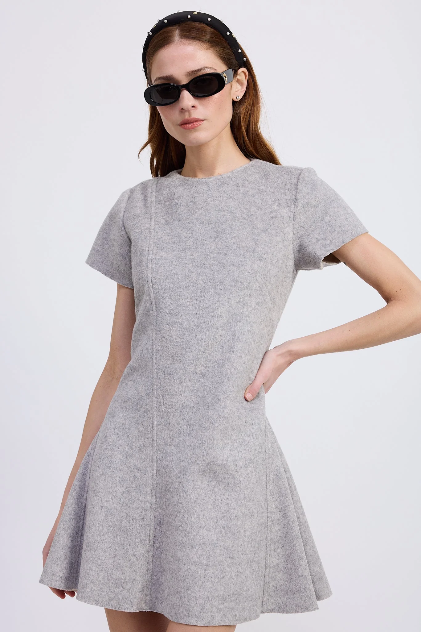 En Saison - Carrington Mini Dress - Gray - Image 4