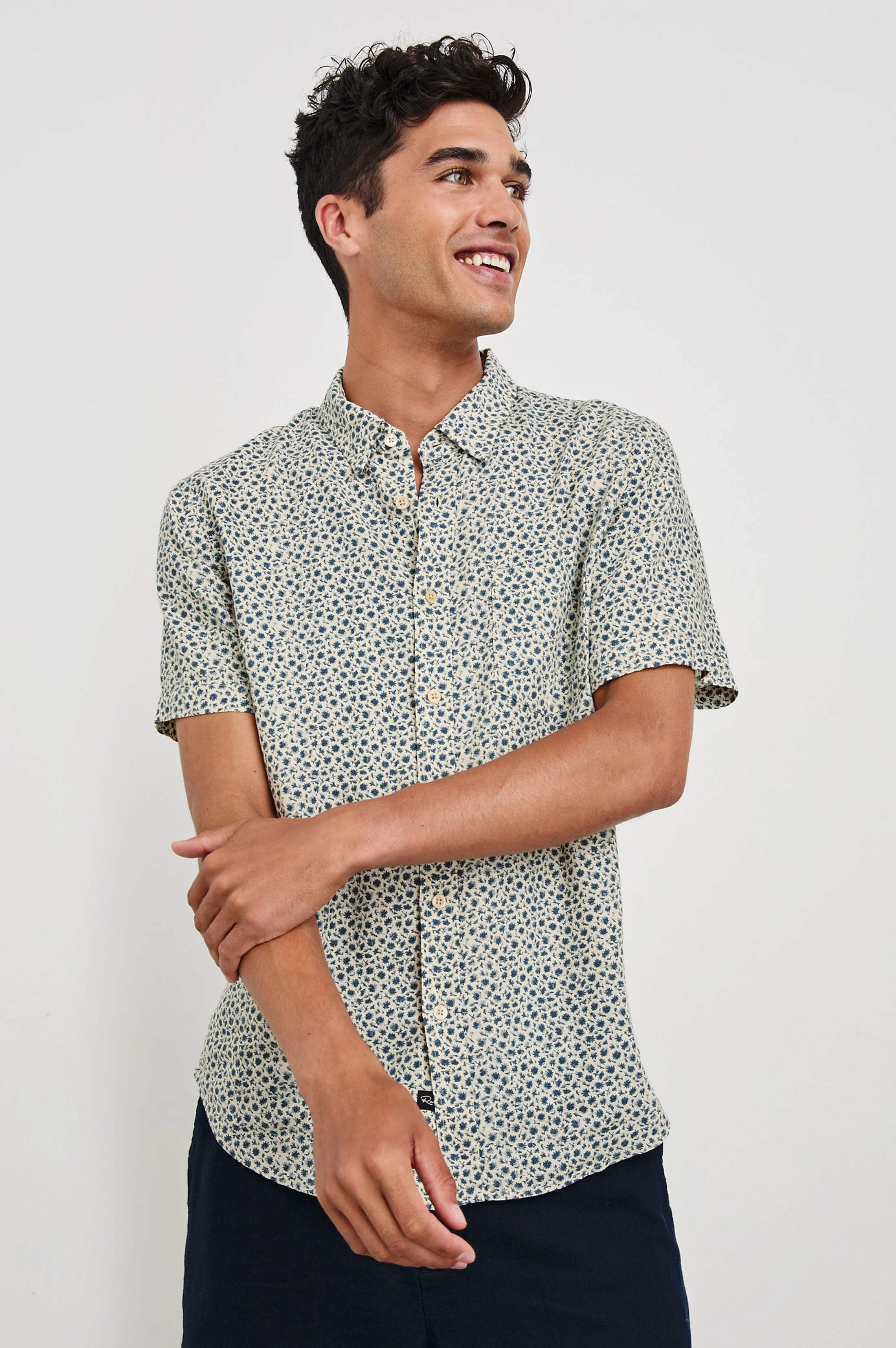 Rails - Carson Shirt - Autumn Daisy Ocean