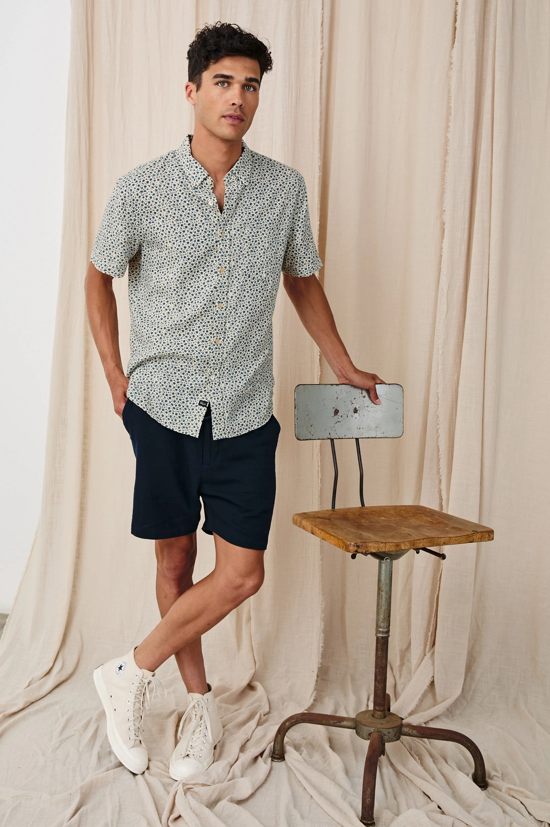 Rails - Carson Shirt - Autumn Daisy Ocean - Image 2