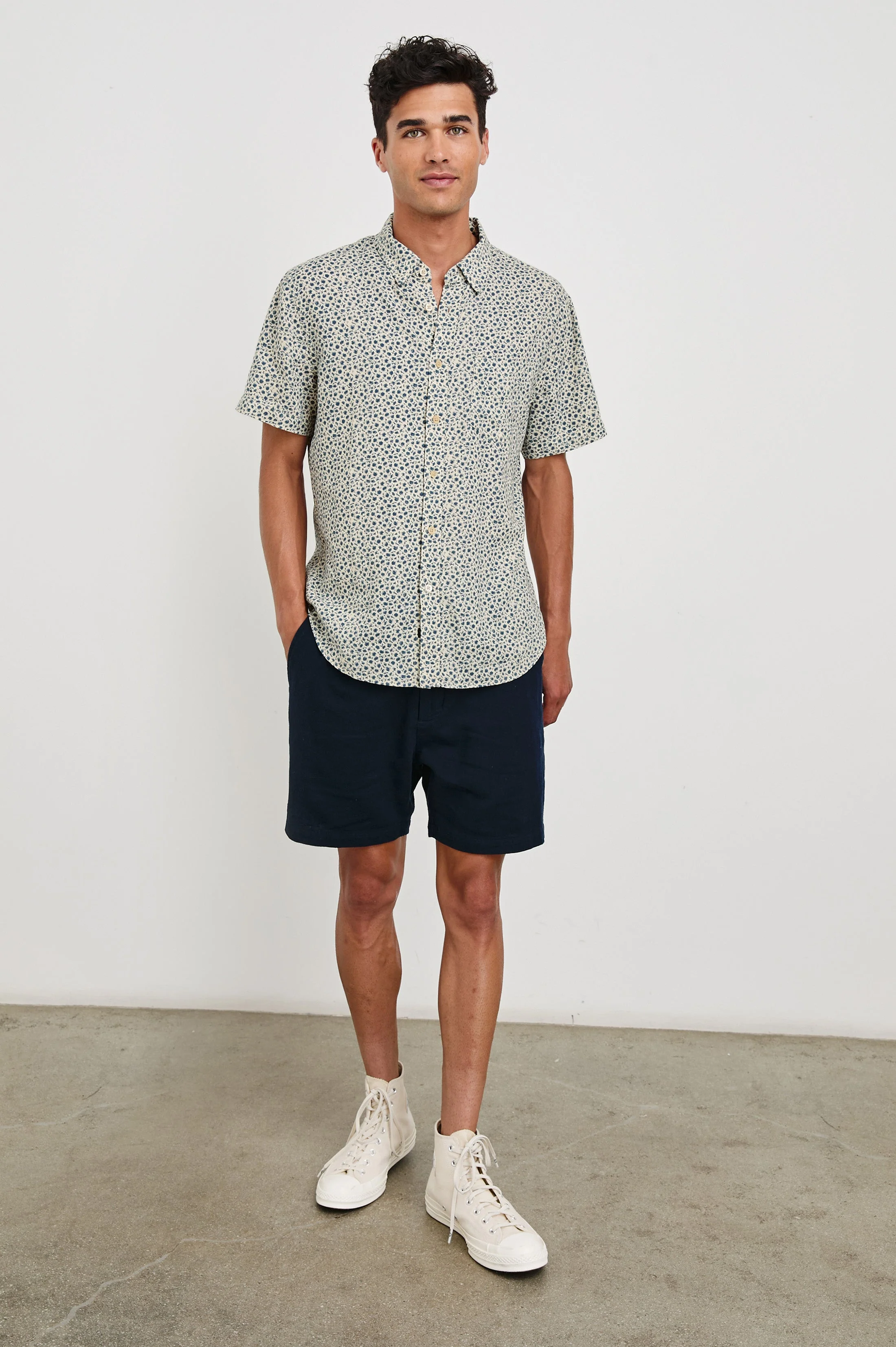 Rails - Carson Shirt - Autumn Daisy Ocean - Image 4
