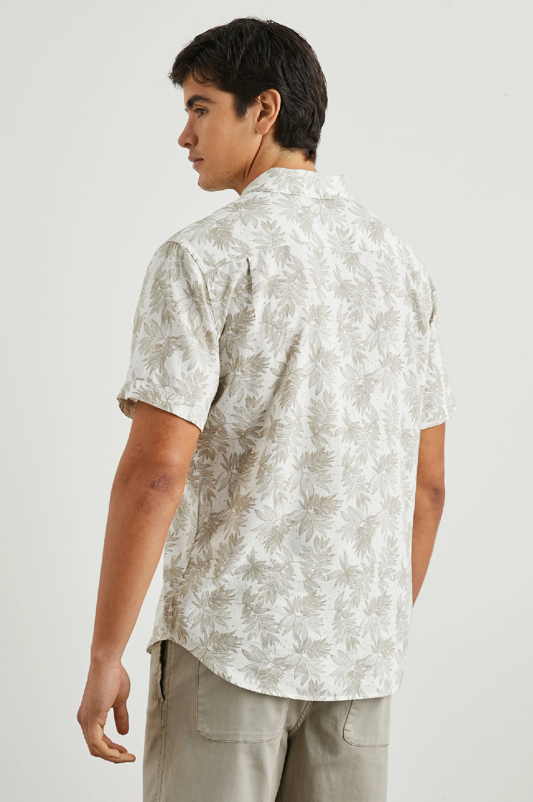 Rails Mens - Carson Shirt - Dotted Fronds Seneca - Image 5