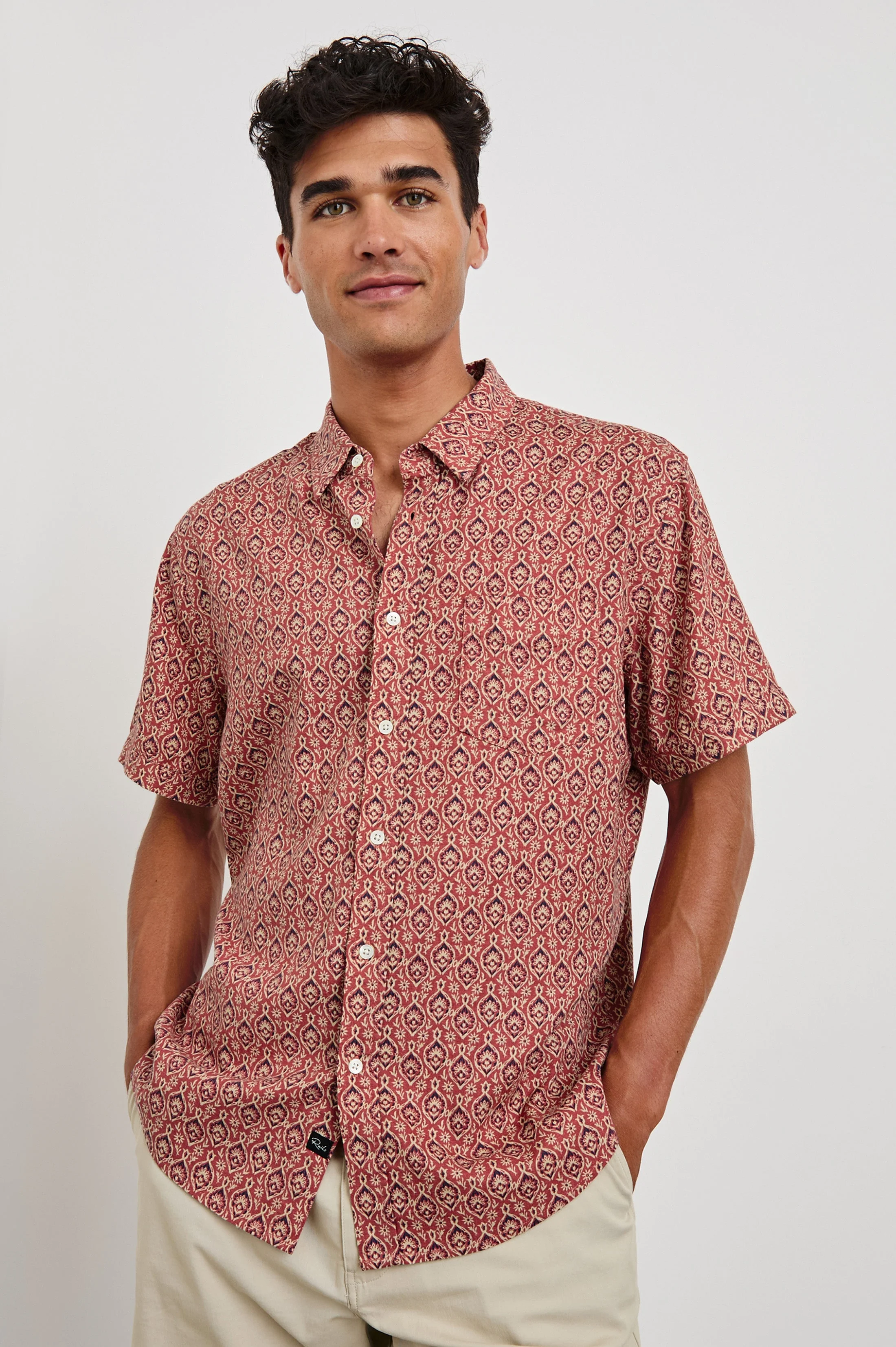 Rails - Carson Shirt - Pendant Batik Rose - Image 3