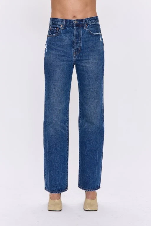 Pistola - Cassie Super High Rise Straight - Cameo Vintage