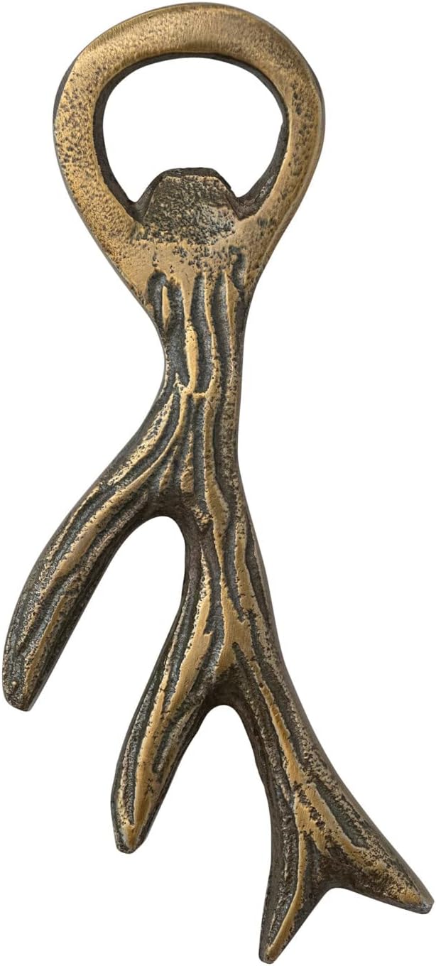 Cast Aluminum Antler Bottle Opener