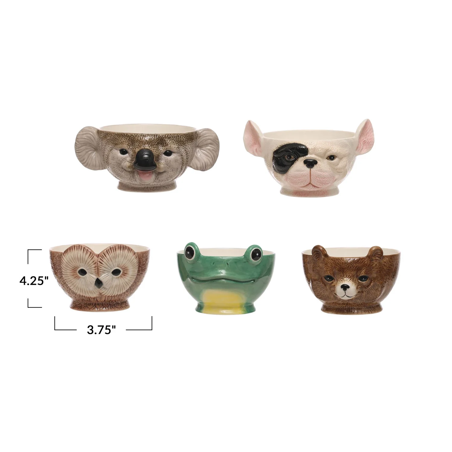 Ceramic Animal Head Shaped Bowl - Image 3