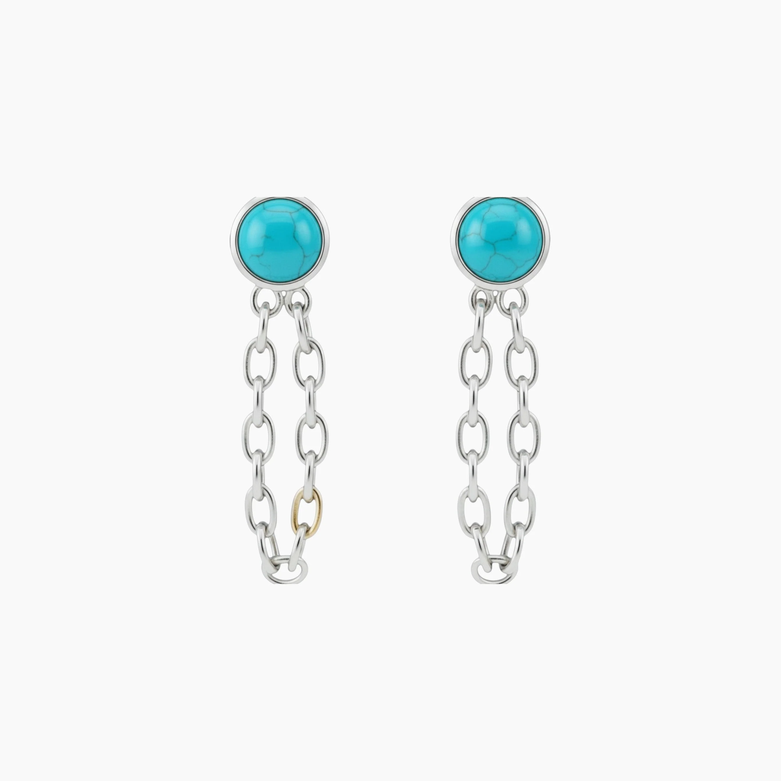 Chain Huggie Hoop Earrings - Image 25