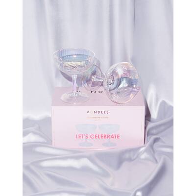 Champagne Coupe Glasses - Pack of 2
