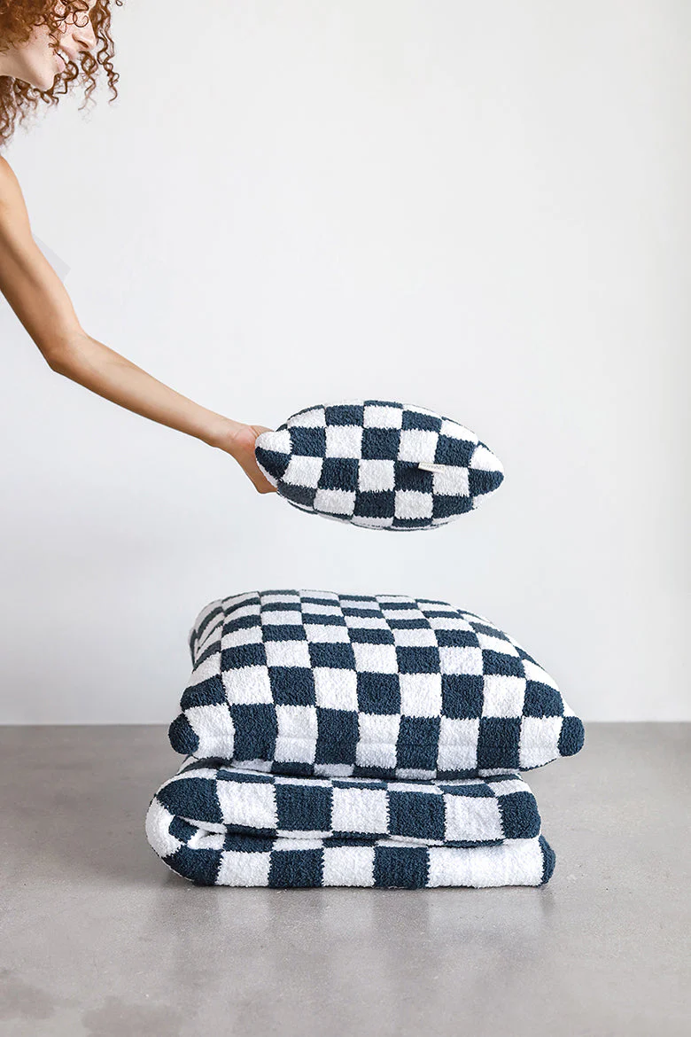 Checkerboard Throw Pillow - Image 4